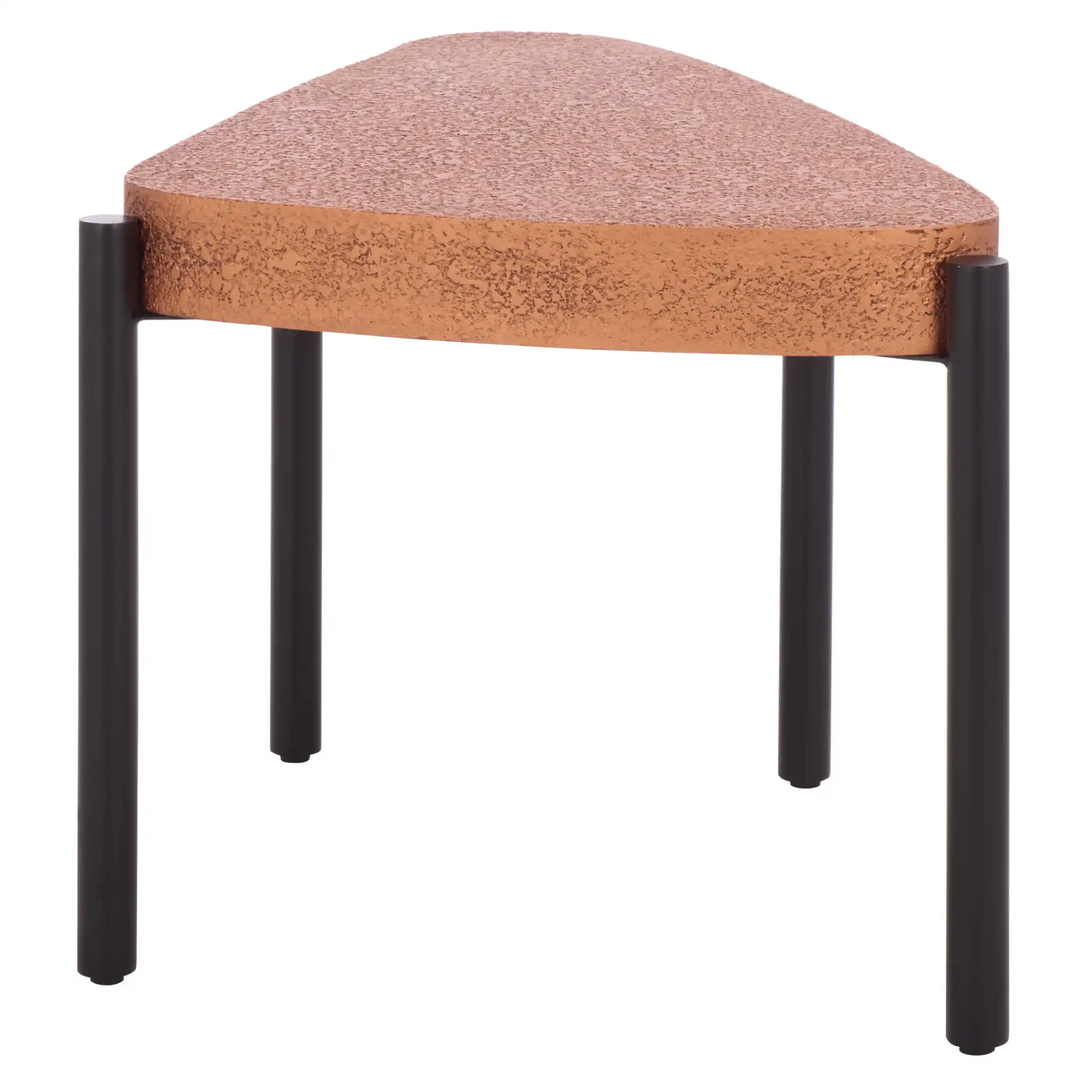 Sado Accent Table in Brown / Black, detail view
