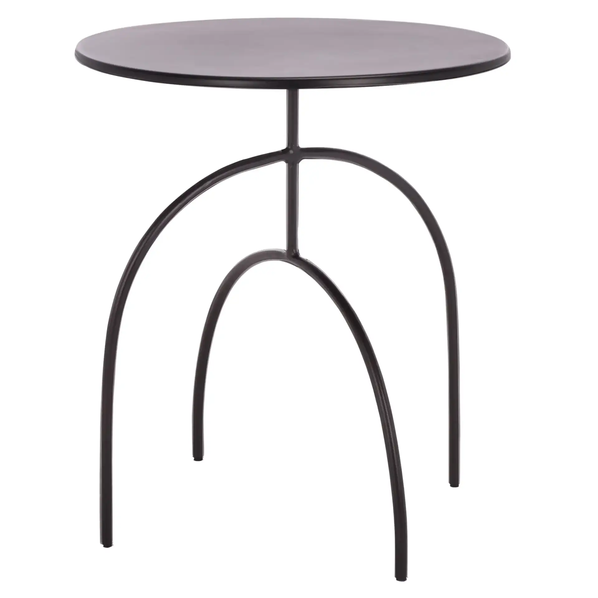 Ronin Accent Table in Black, detail view