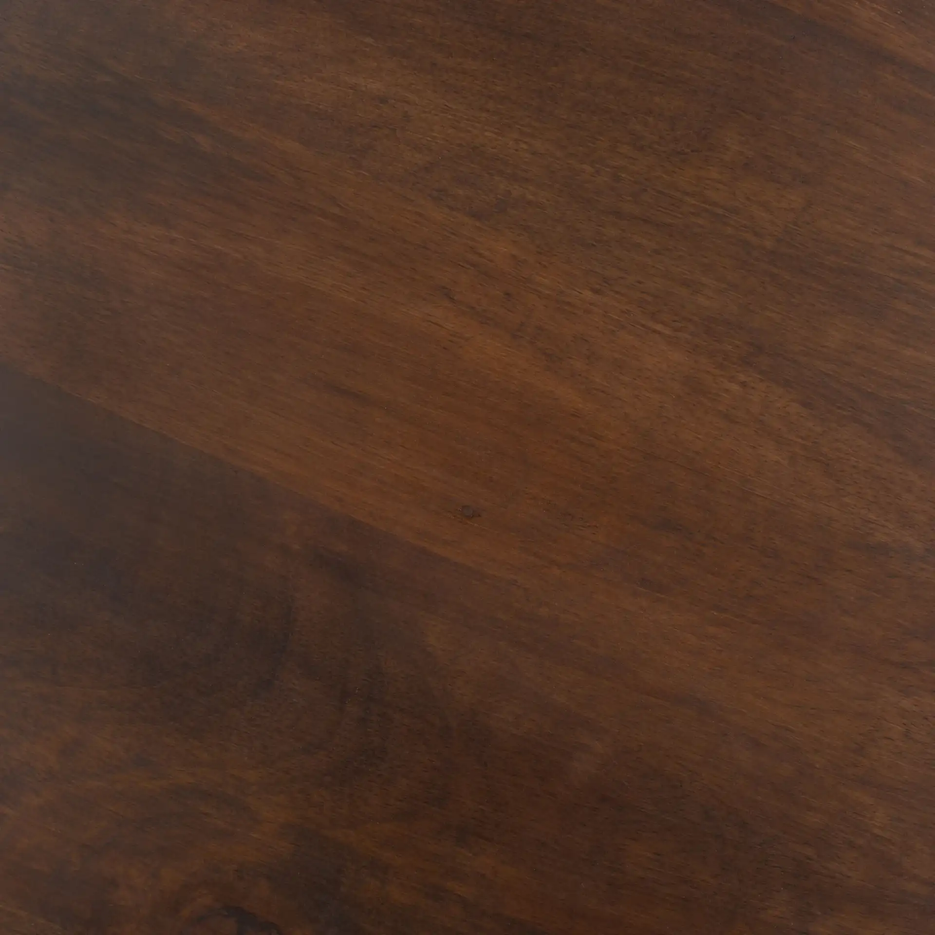 Nube Round Accent Table in Dark Brown, detail view