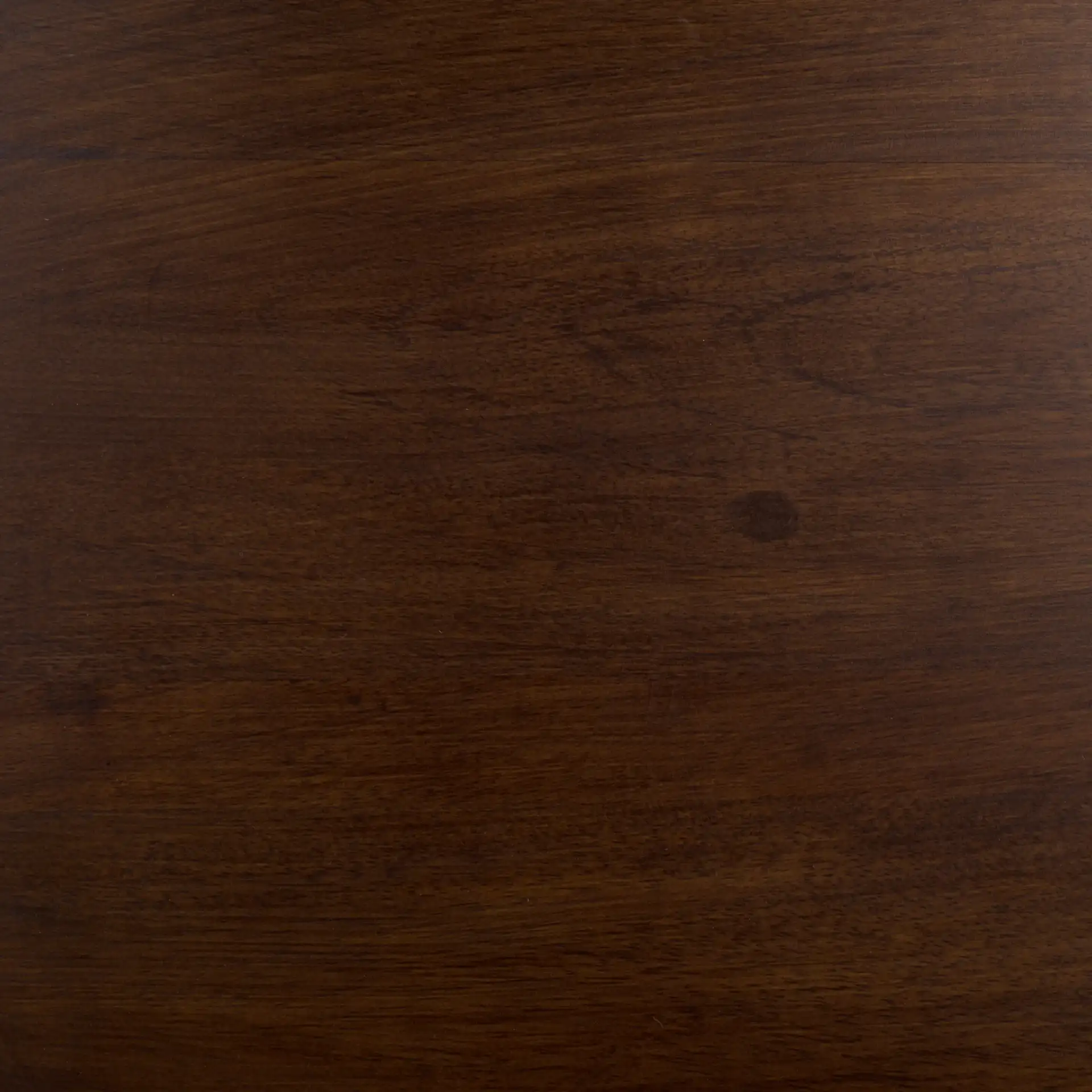 Pascual Round Accent Table in Walnut, detail view