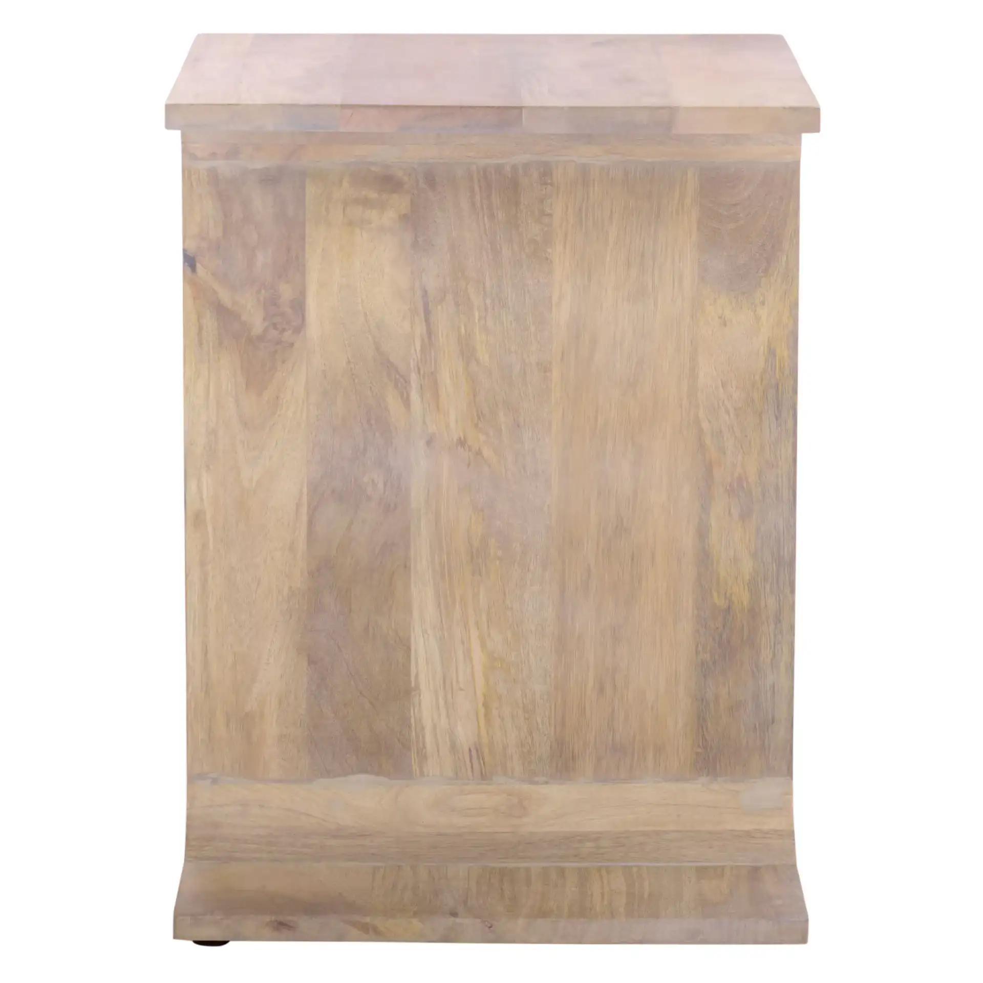 Wilfredo Accent Table in White Washed, detail view