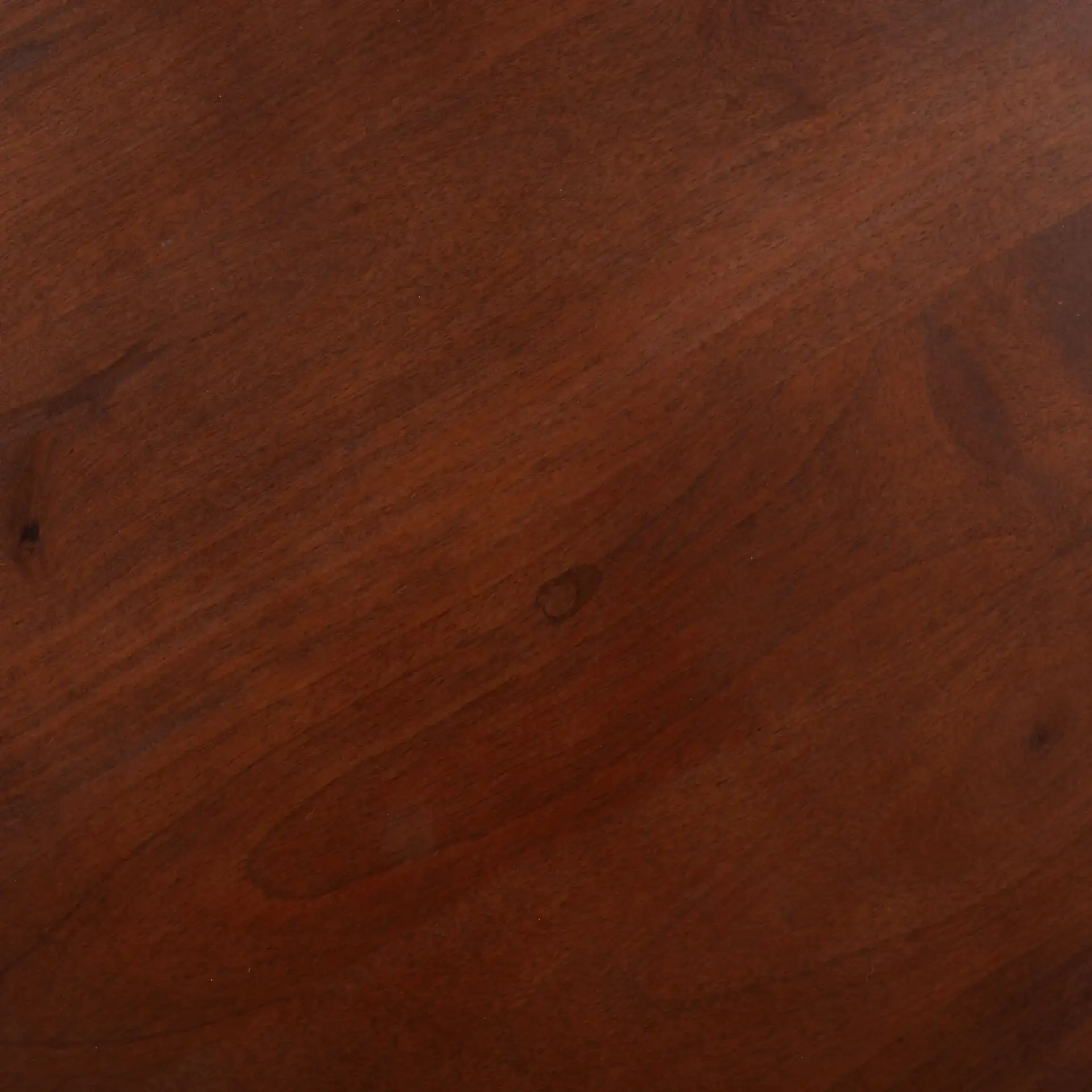 Ignacio Round Accent Table in Walnut, detail view