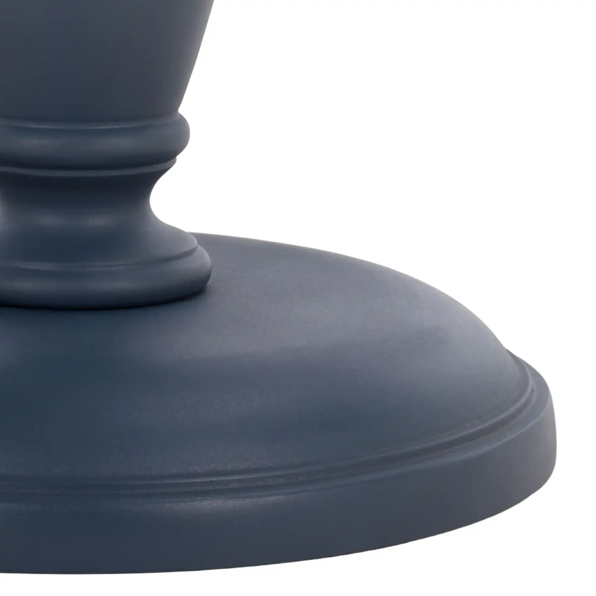 Rhue Accent Table in Navy Blue, detail view