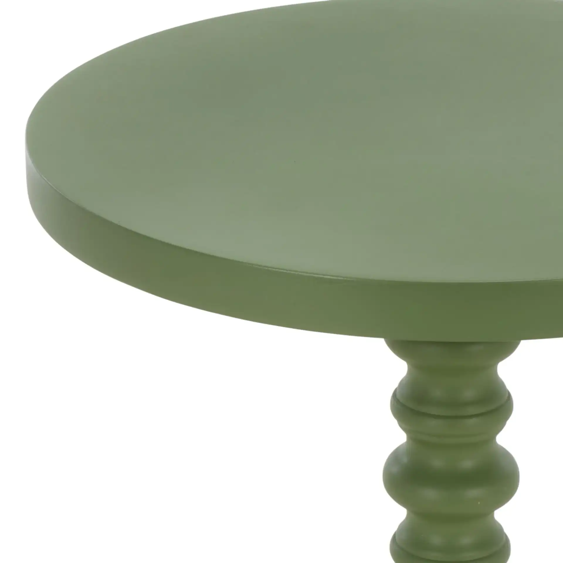 Bonti Accent Table in Green in a styled room