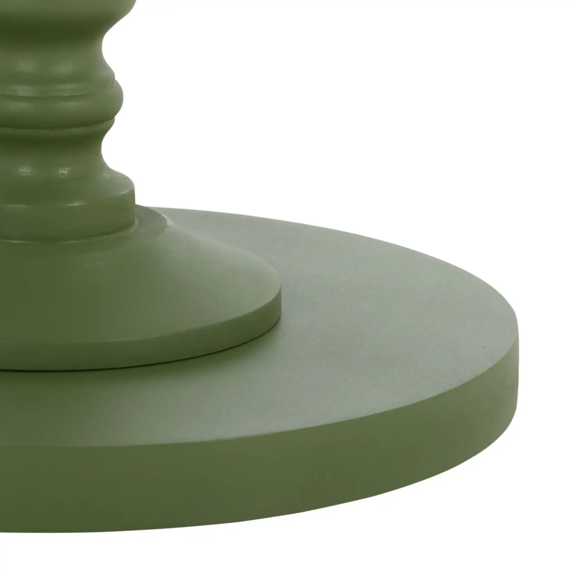 Bonti Accent Table in Green, detail view