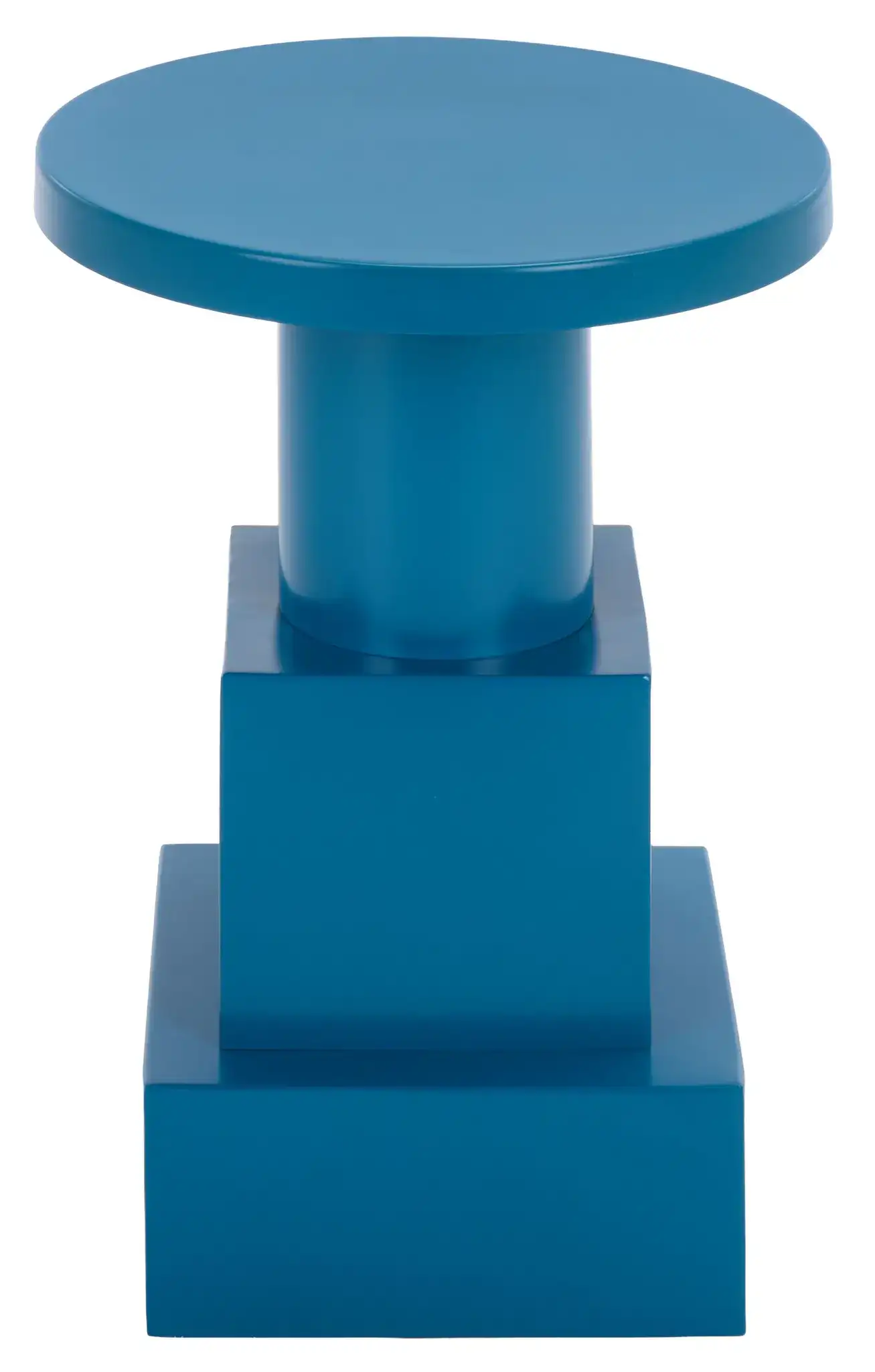 Fiori Accent Table in Teal Blue