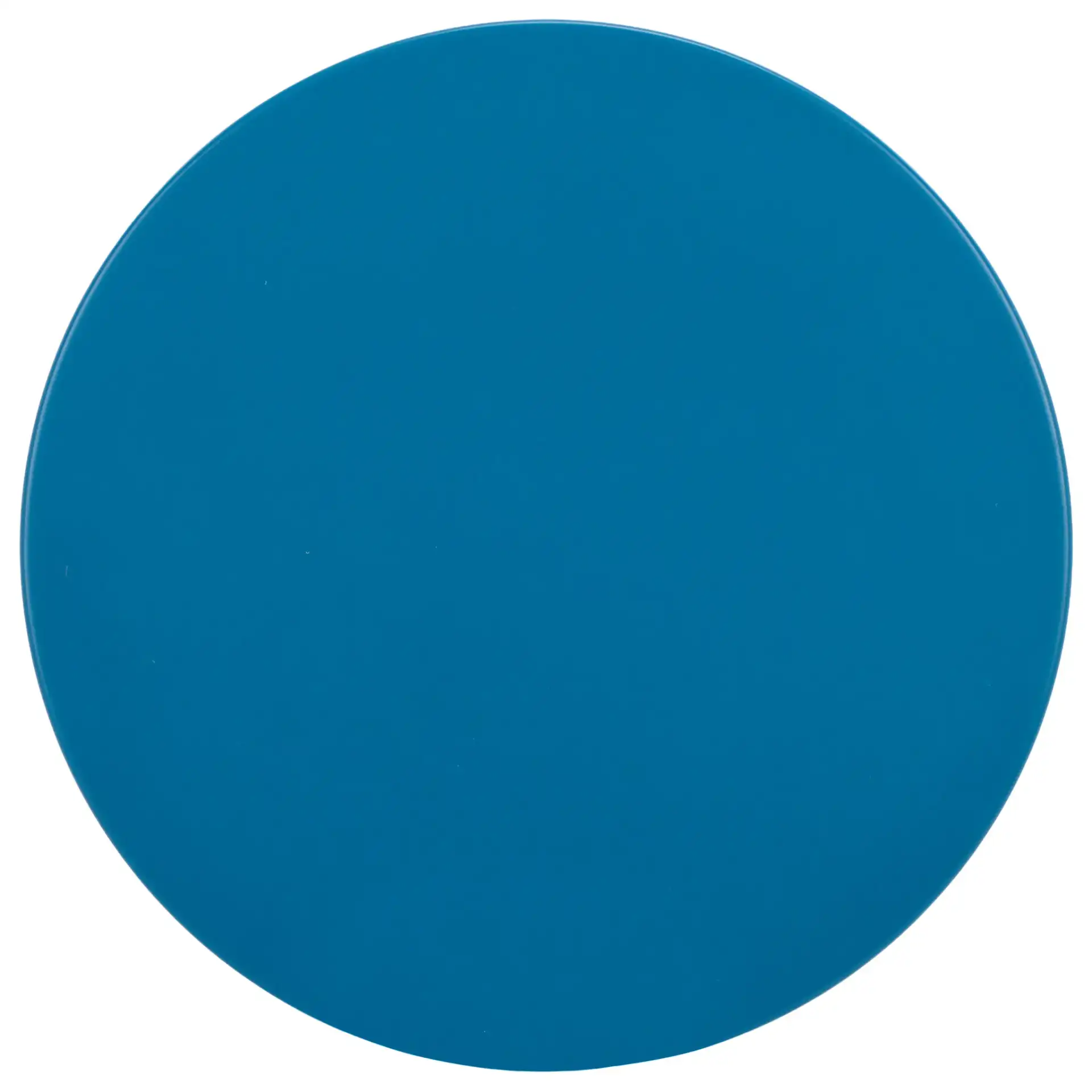 Fiori Accent Table in Teal Blue, detail view