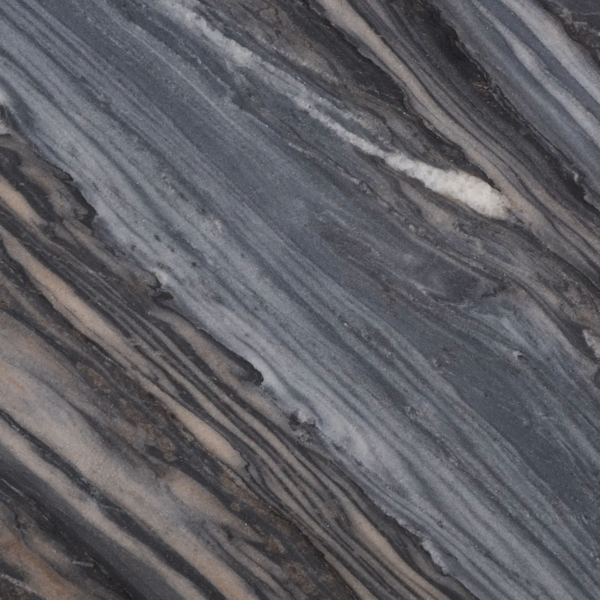Venti Accent Table in Taupe / Black Marble, detail view