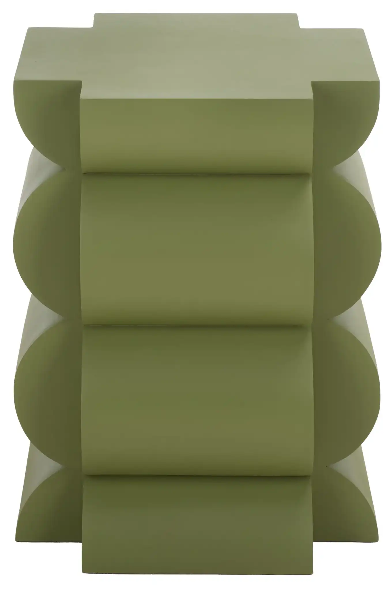 Lappell Accent Table in Olive Green