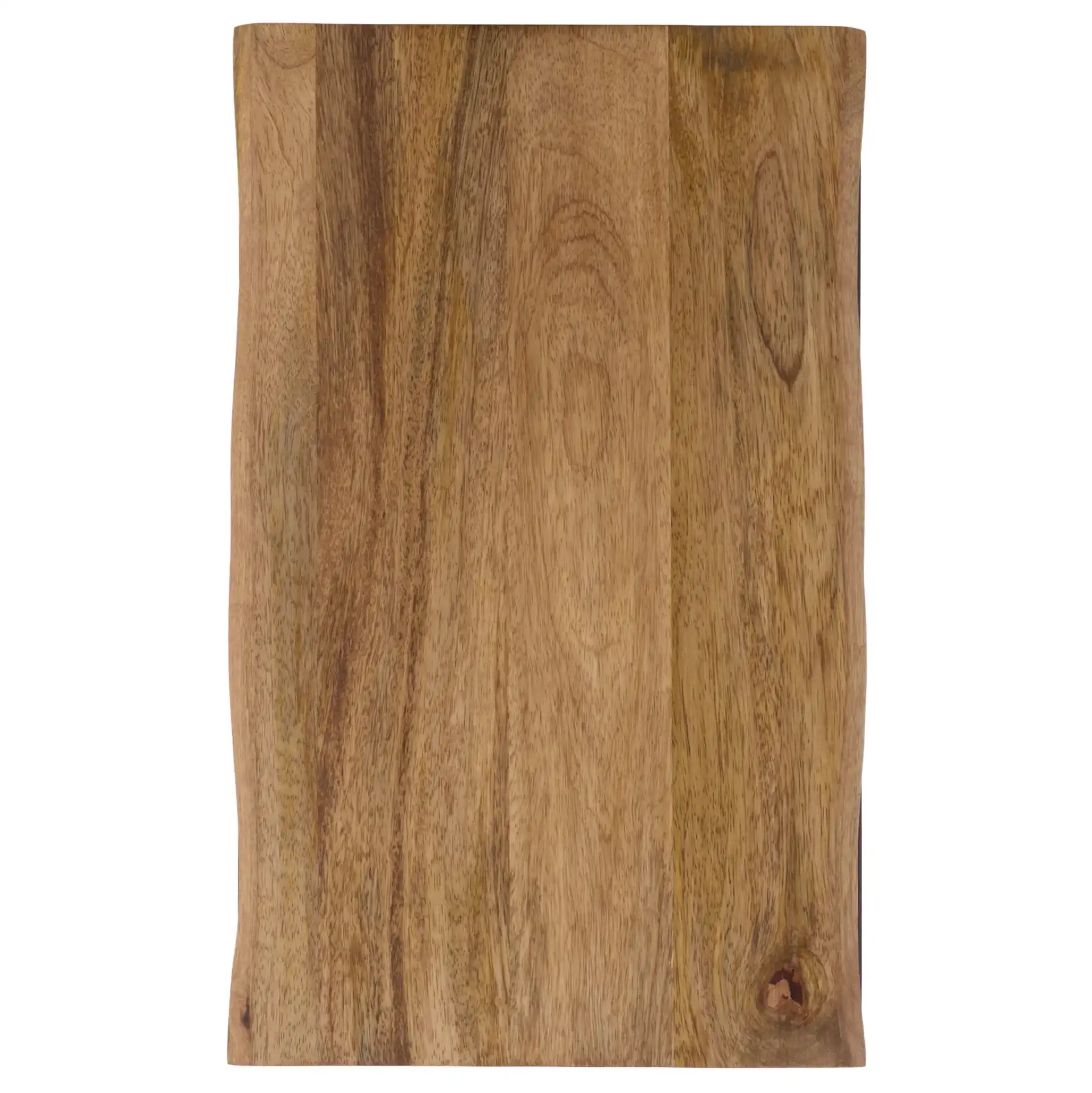 Amirah Accent Table in Natural / Black, detail view