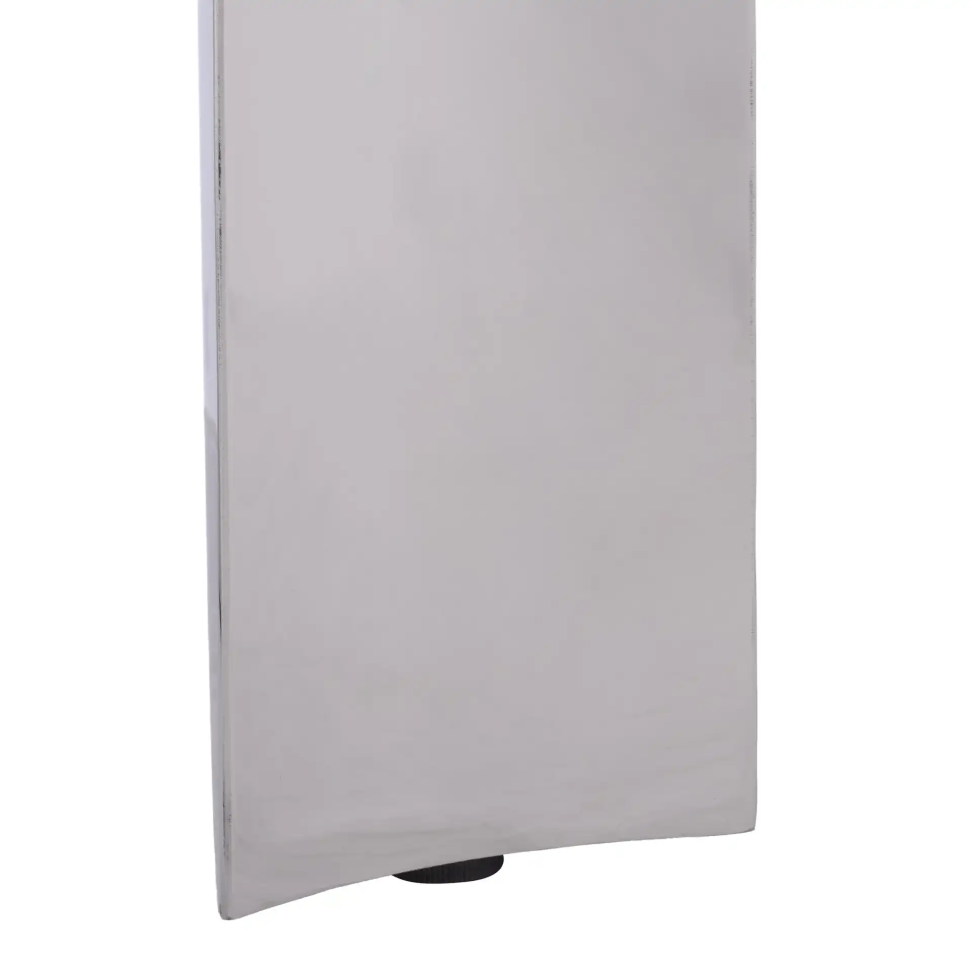 Mander Accent Table in Silver, detail view
