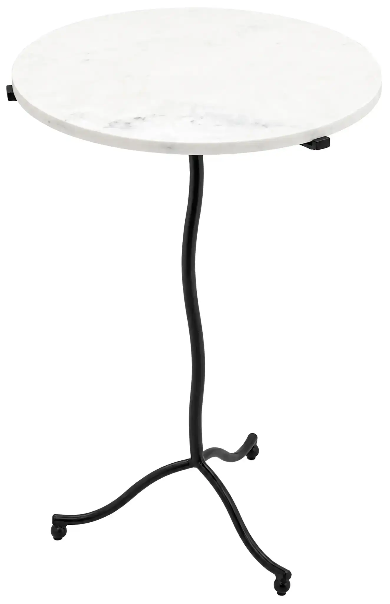 Amery Accent Table in Black / White