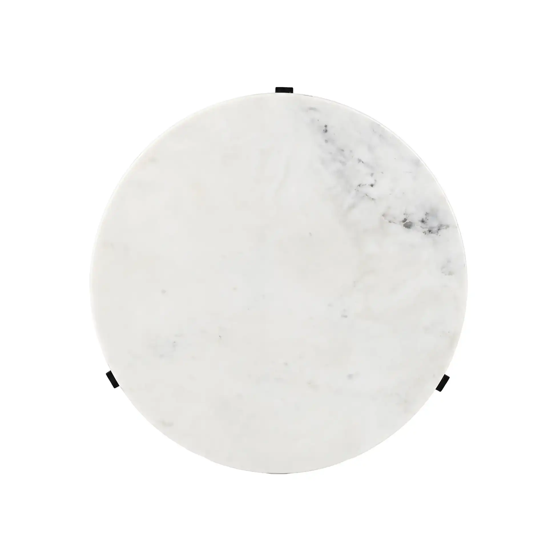 Amery Accent Table in Black / White, detail view
