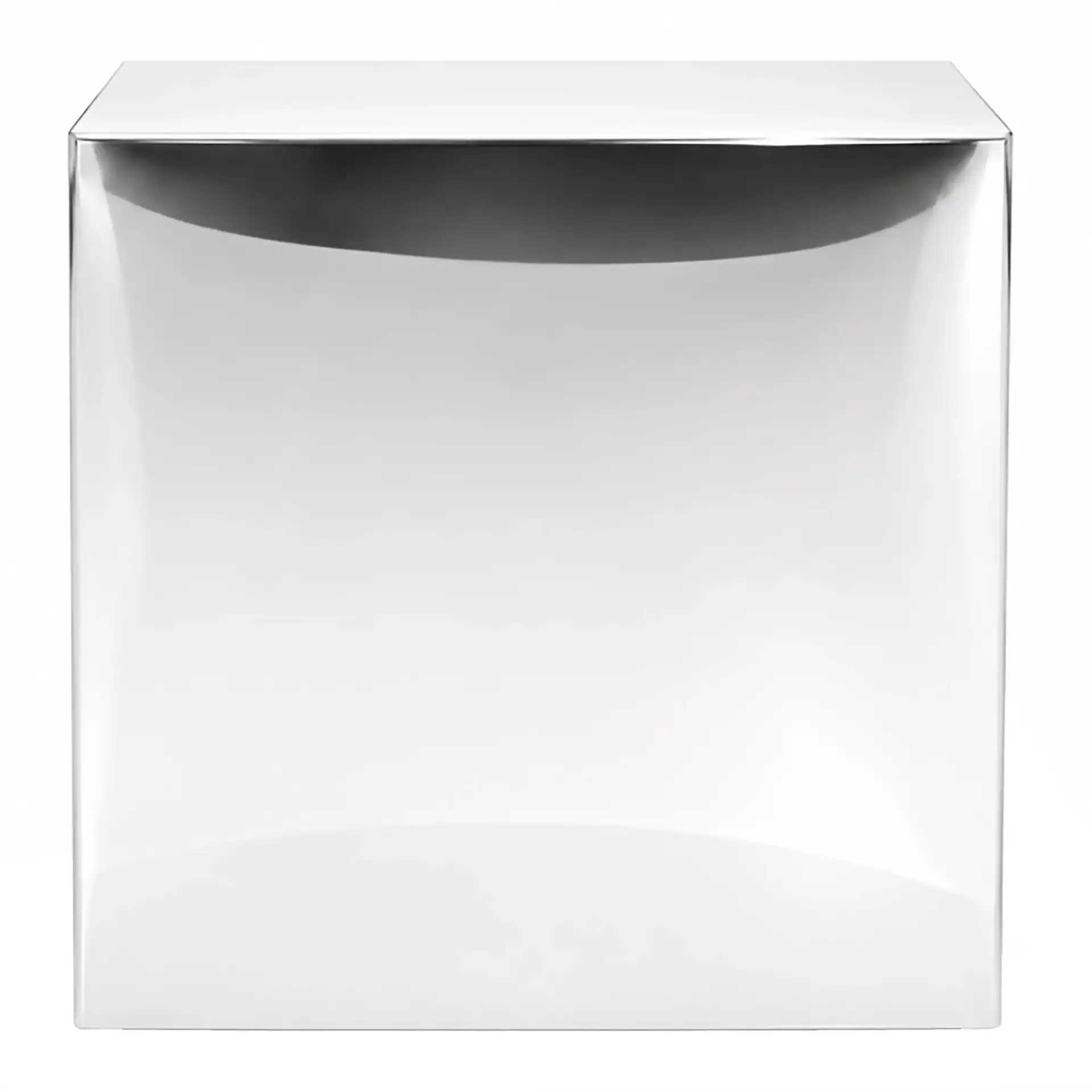 Gwenda Accent Table in Silver, detail view