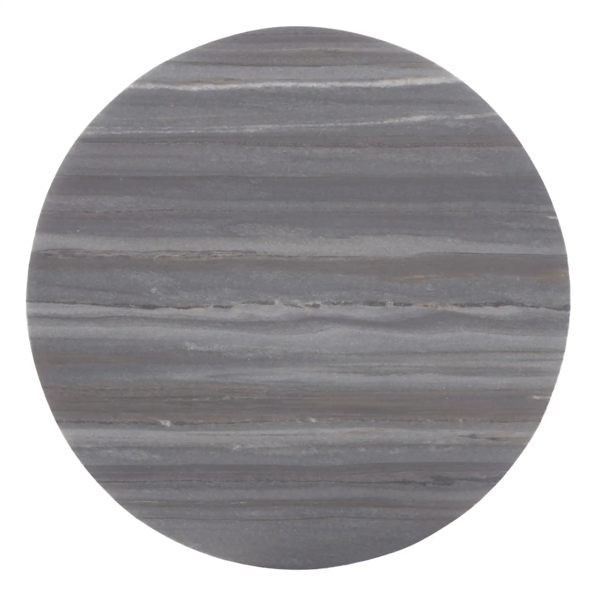 Hiten Drink Table in Gray Marble, detail view