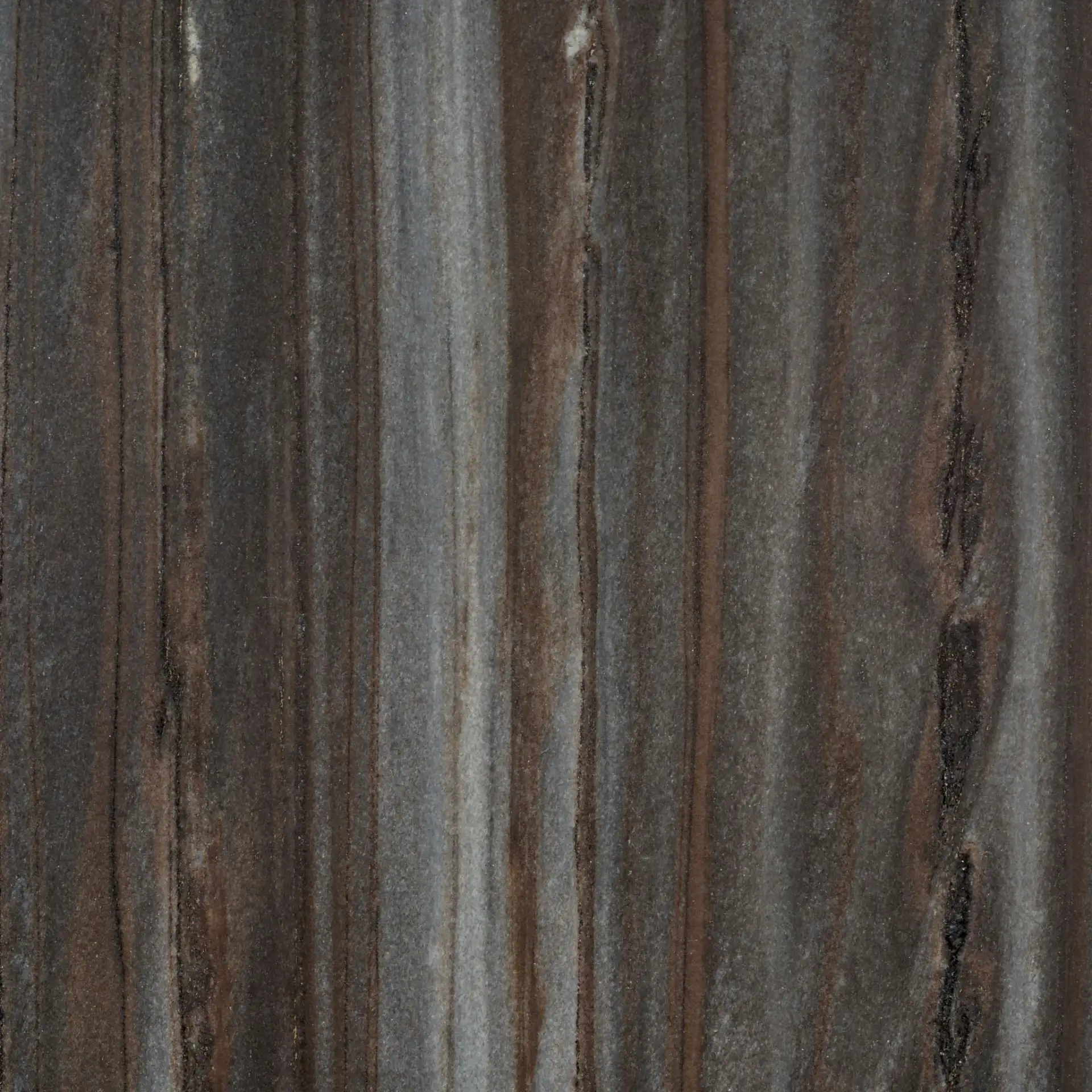 Sumer Drink Table in Gray Marble / Black, detail view