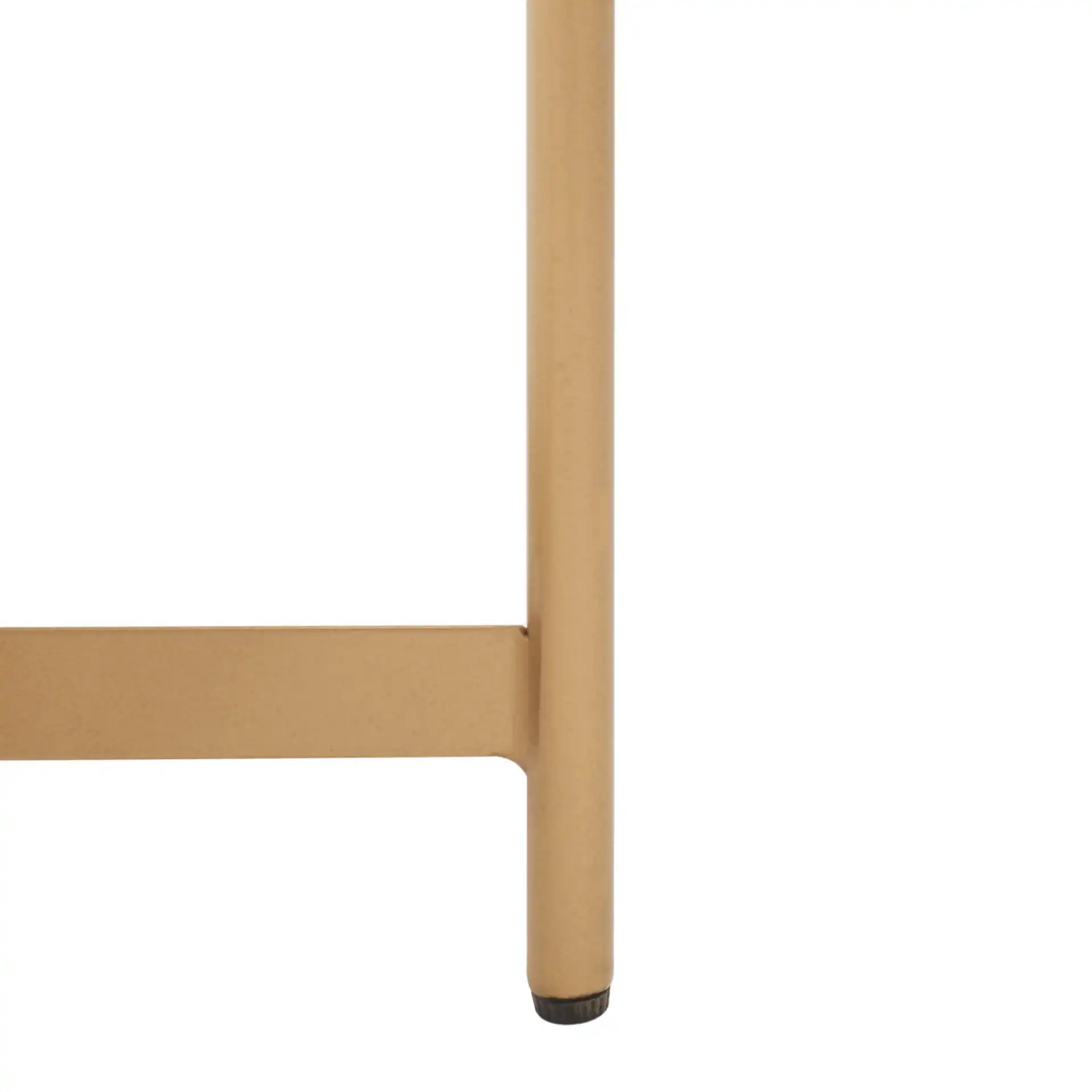 Branwen Drink Table in White Marble / Gold, detail view