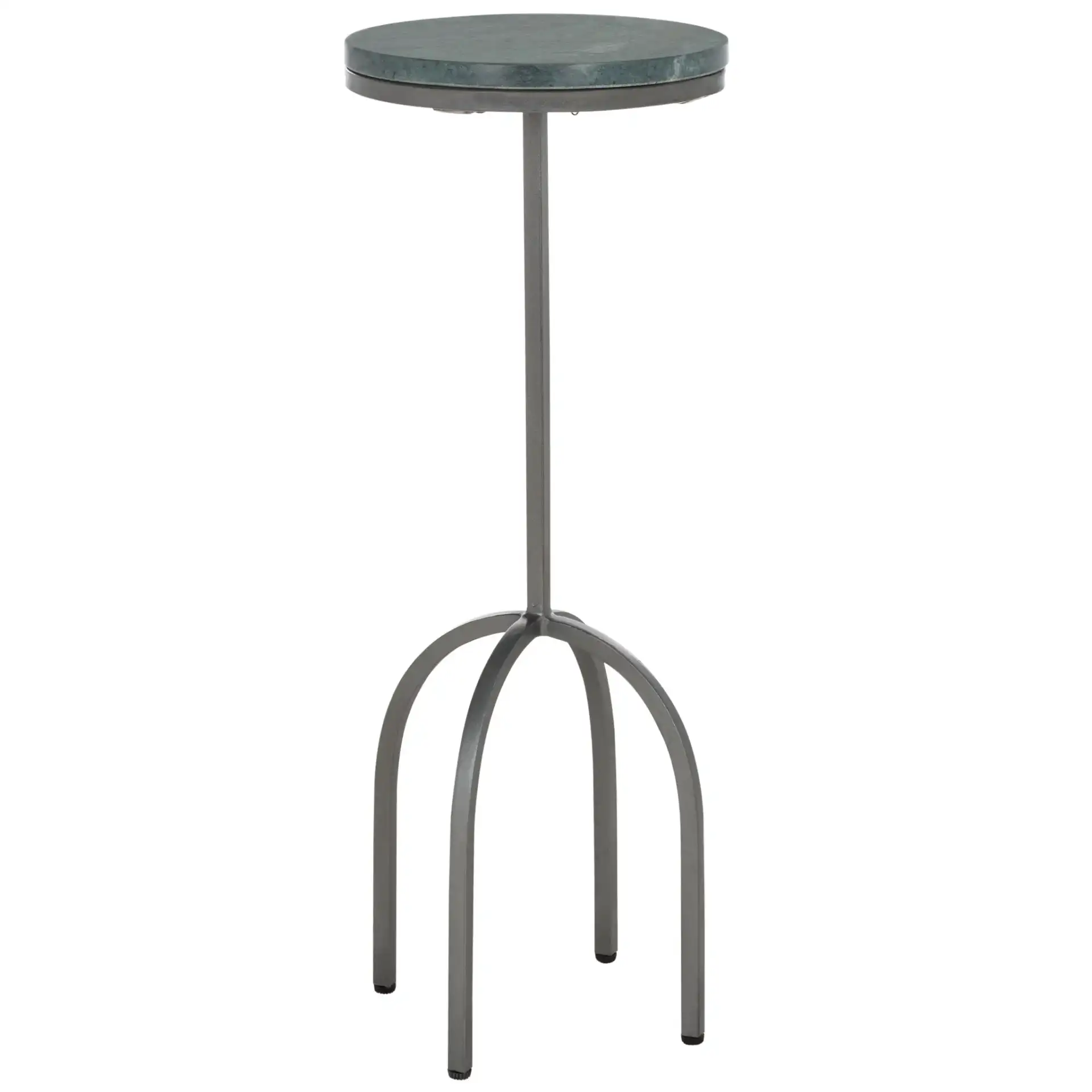 Arkan Drink Table in Green, detail view