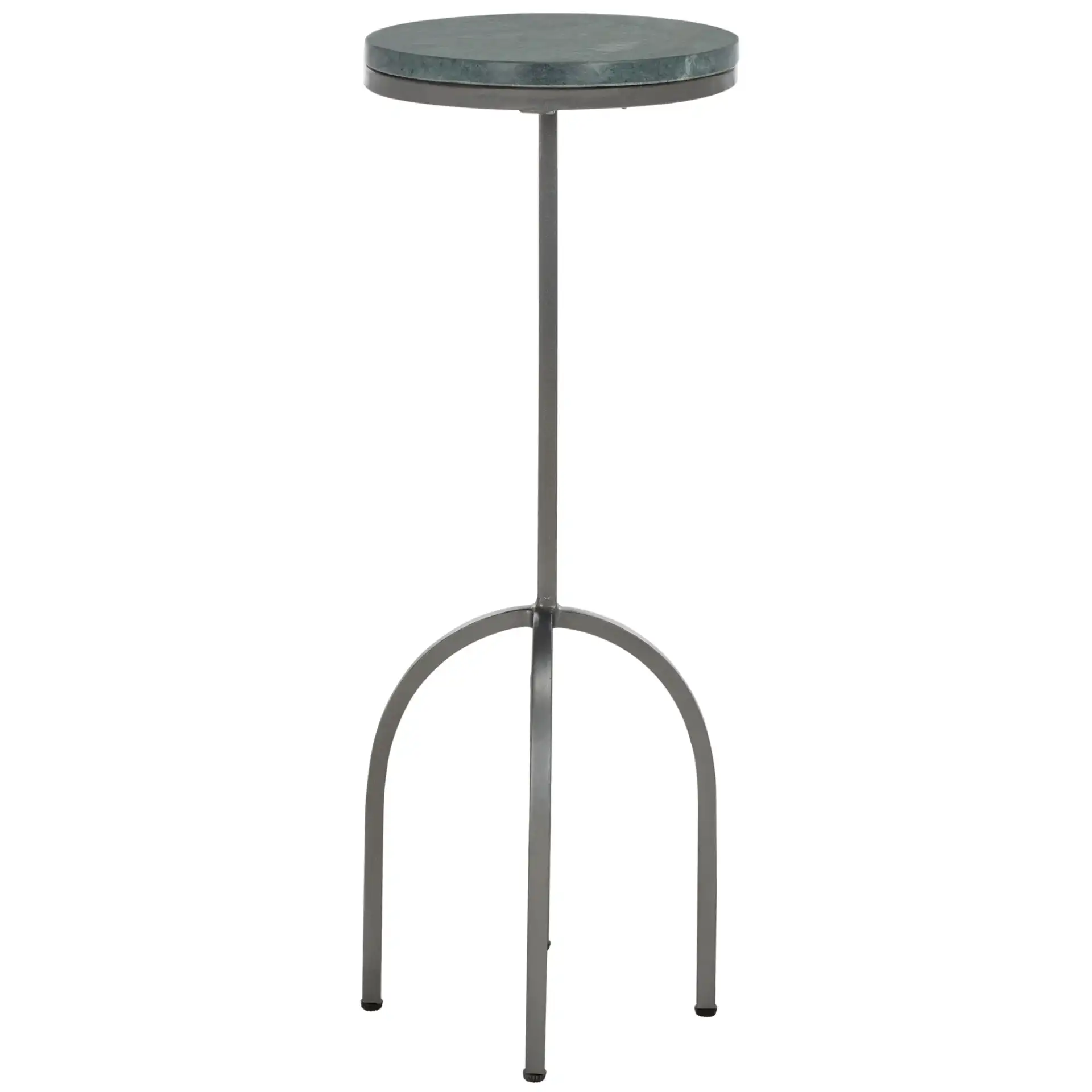 Arkan Drink Table in Green, detail view