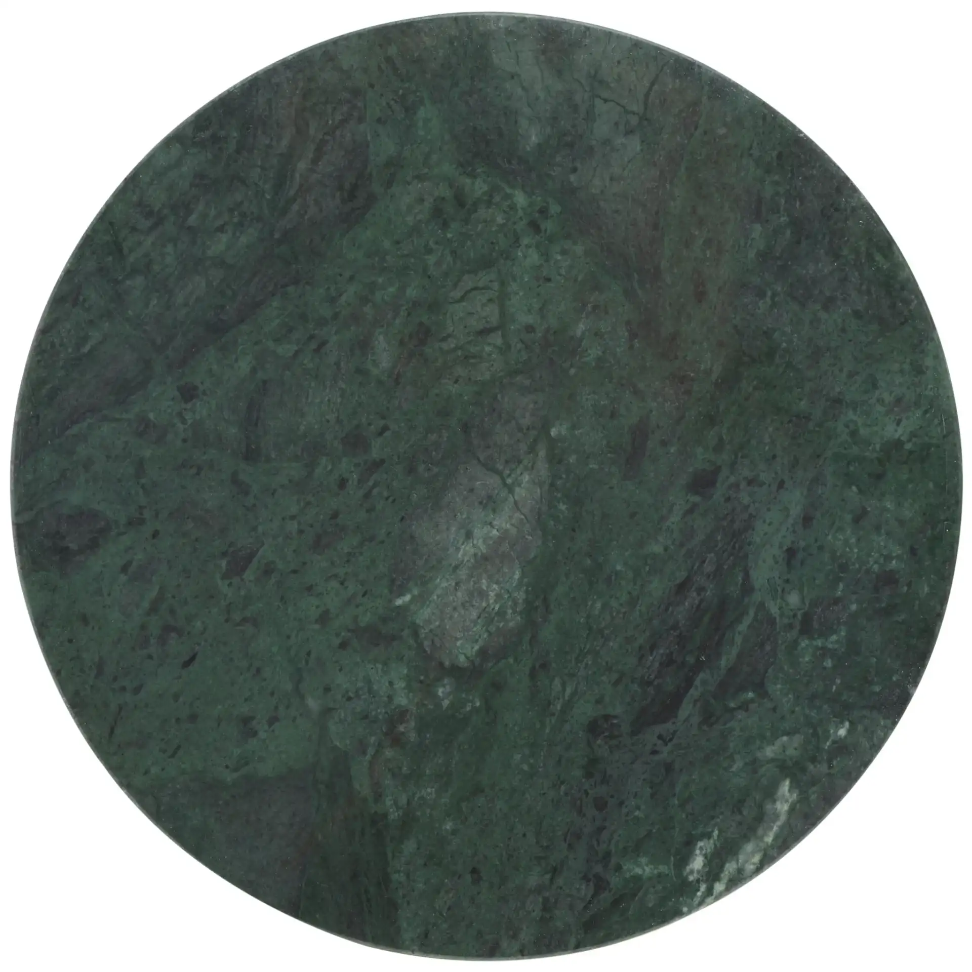 Arkan Drink Table in Green, detail view