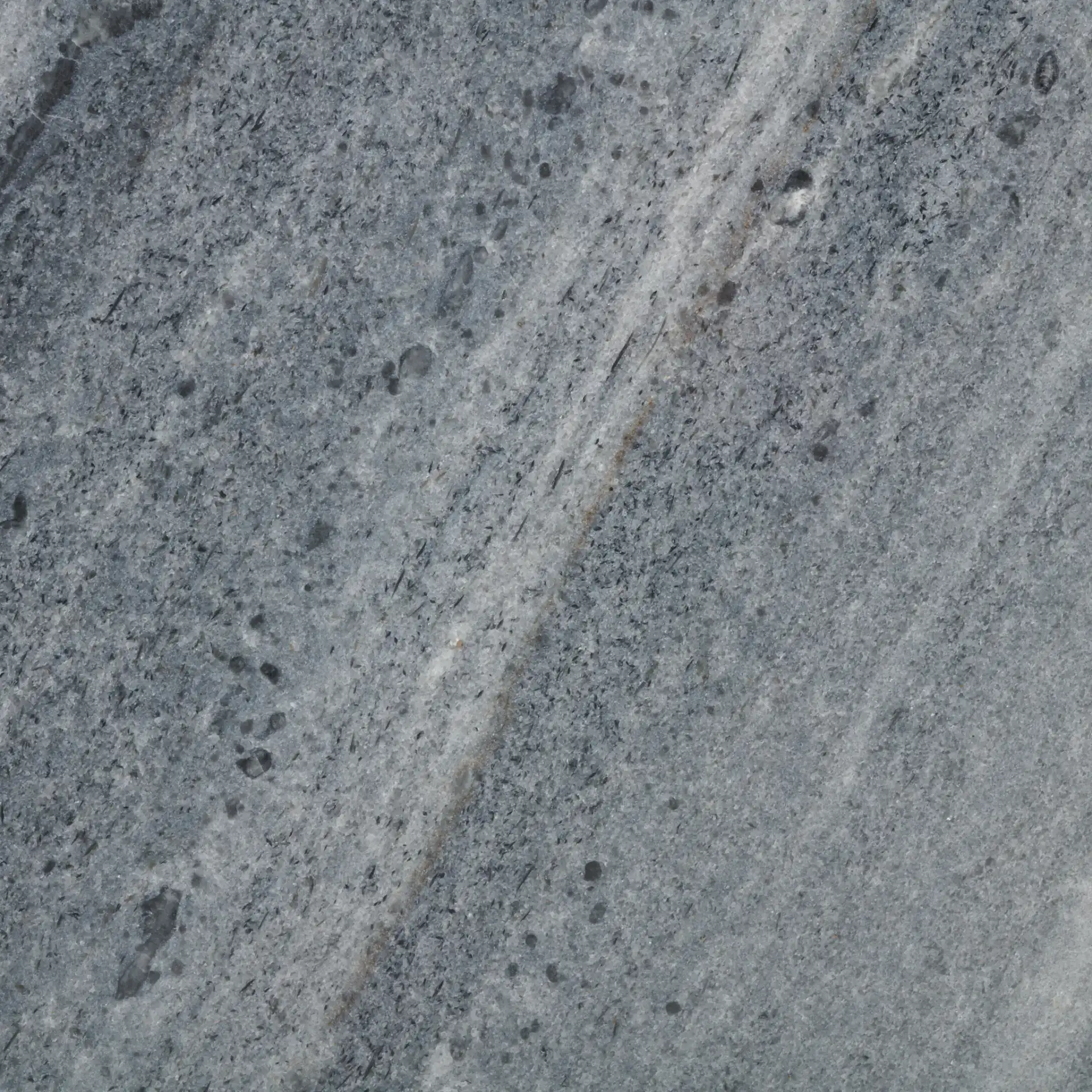 Rolf Marble Side Table in Gray White / Black, detail view