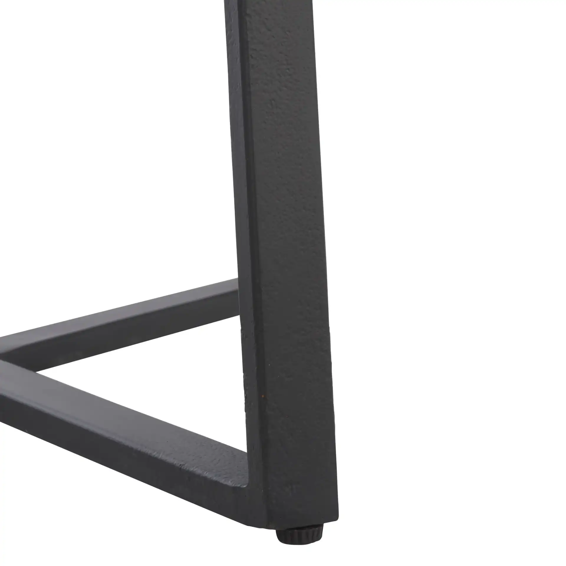 Elenore Marble Side Table in Cream / Black, detail view
