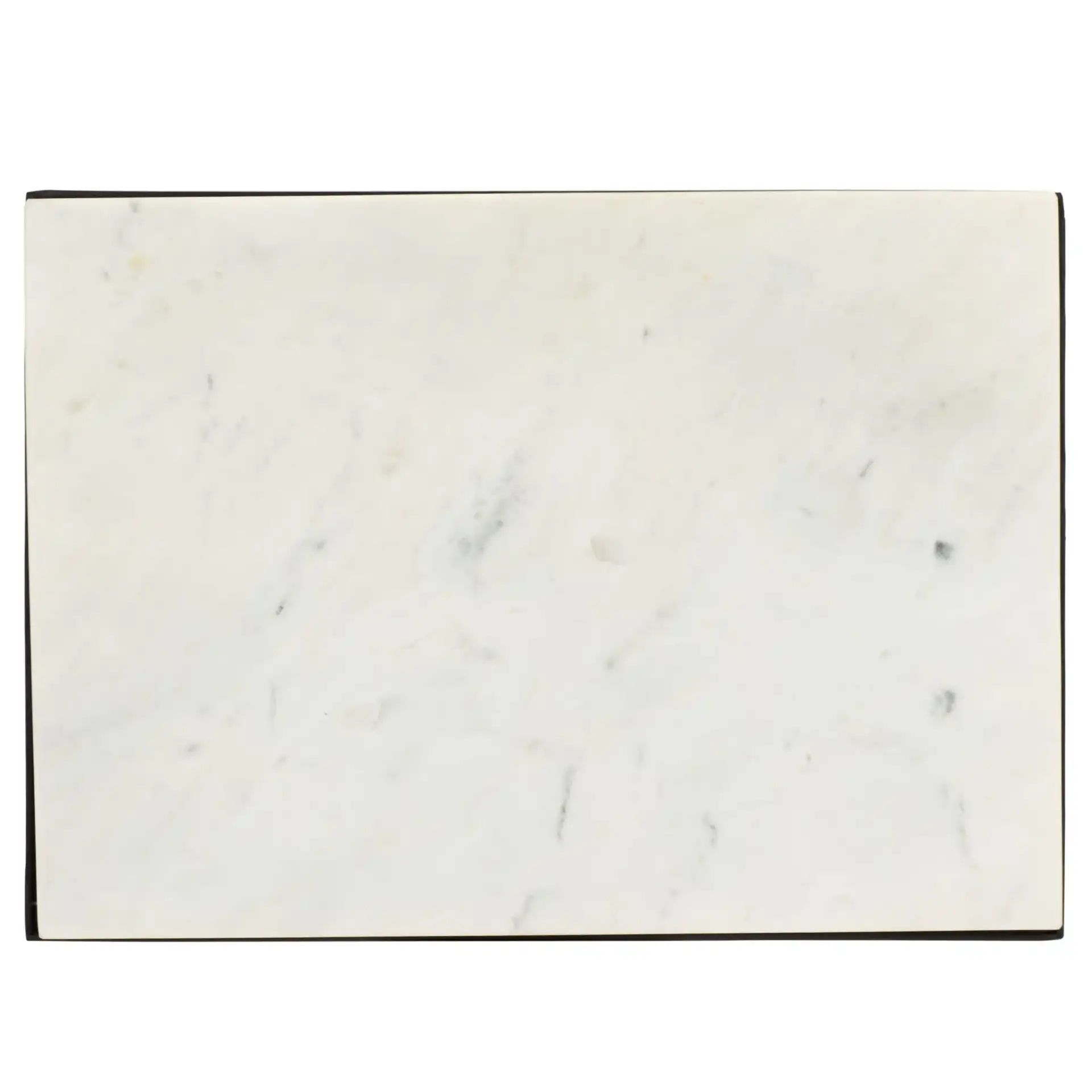Eldin Marble Side Table in Cream / Black, detail view