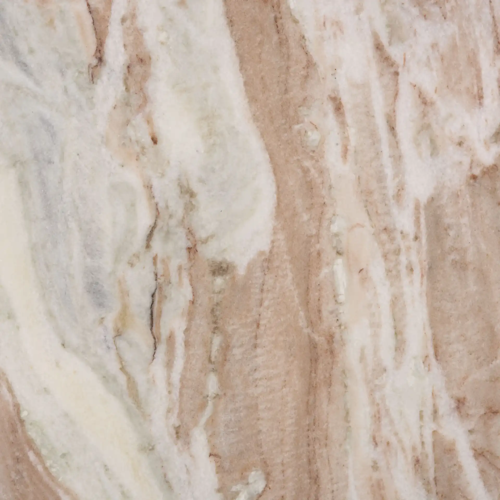 Reni Marble Side Table in Brown / Black, detail view
