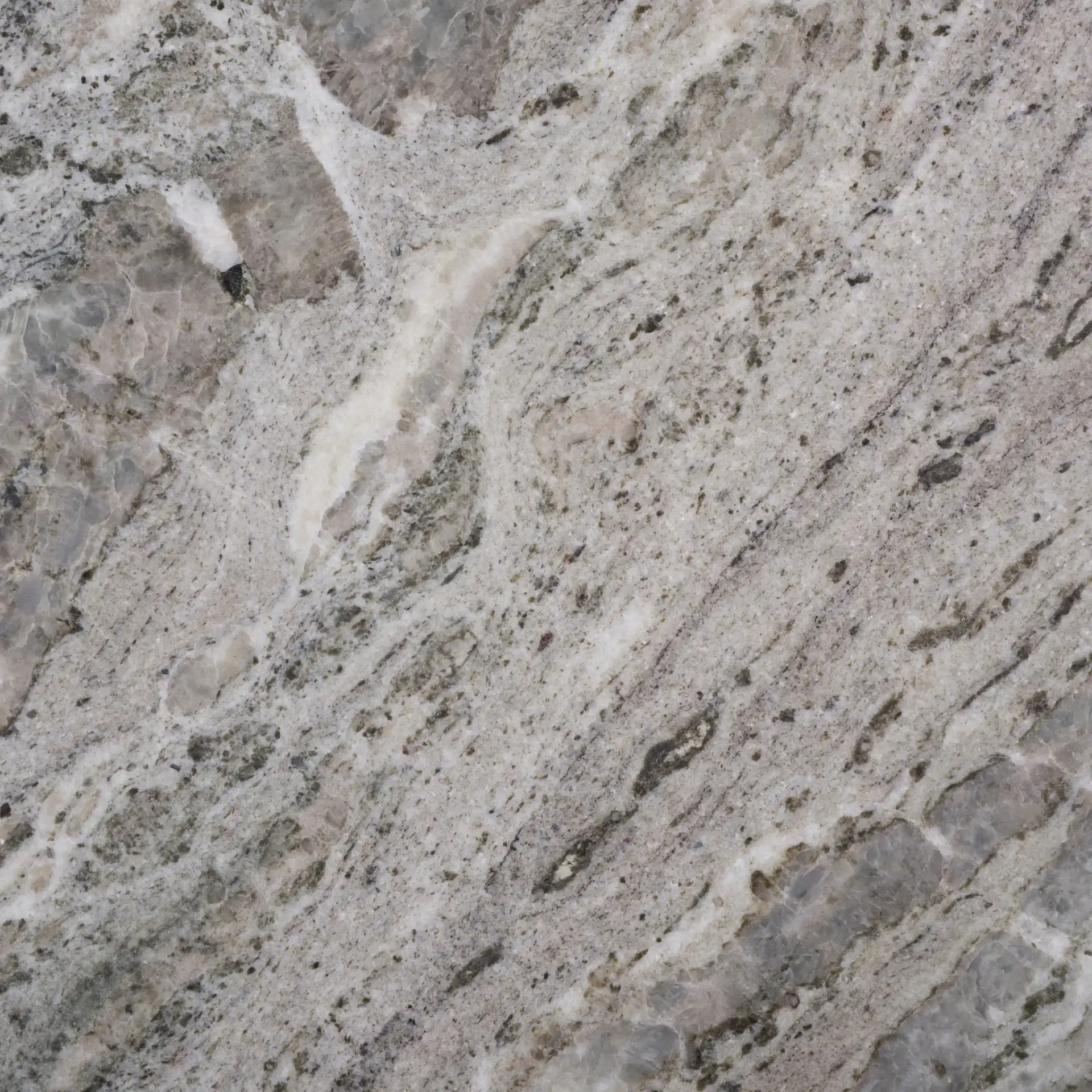 Galih Marble Side Table in Gray / Dark Brown, detail view