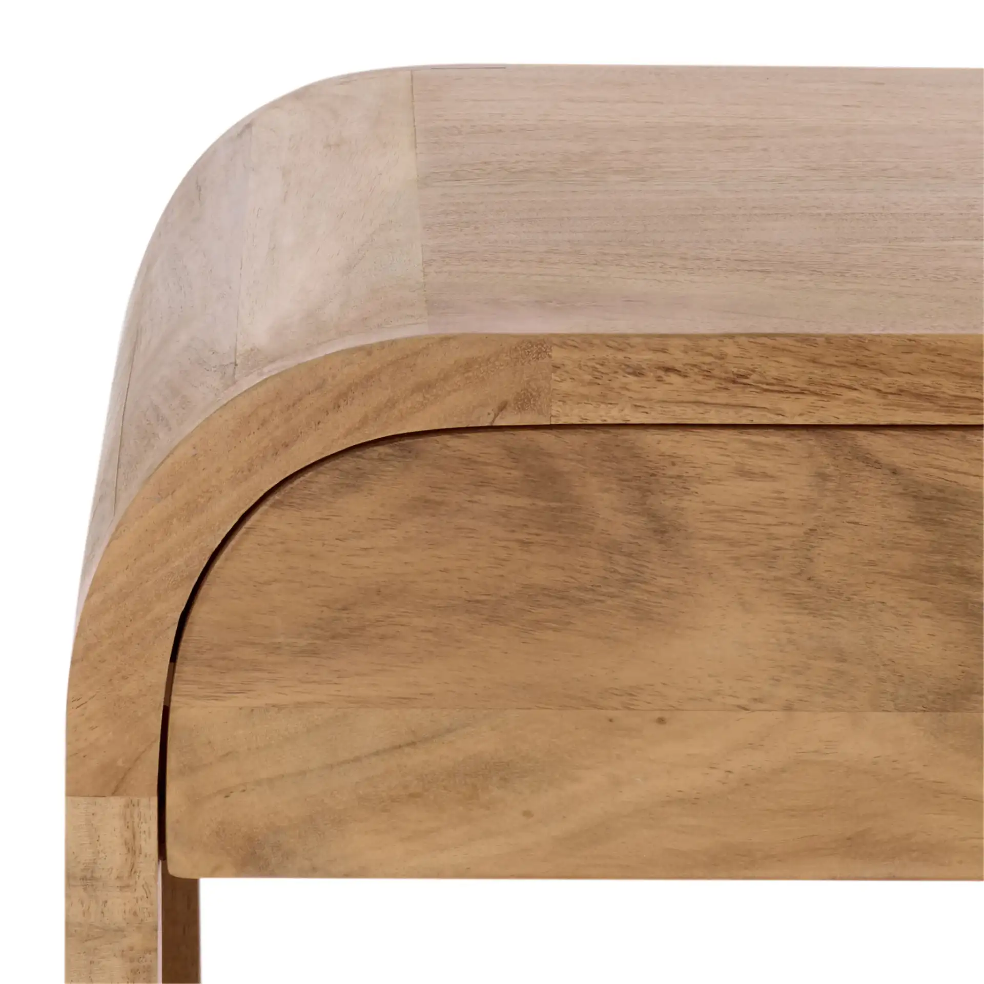 Amaki Side Table in Natural in a styled room