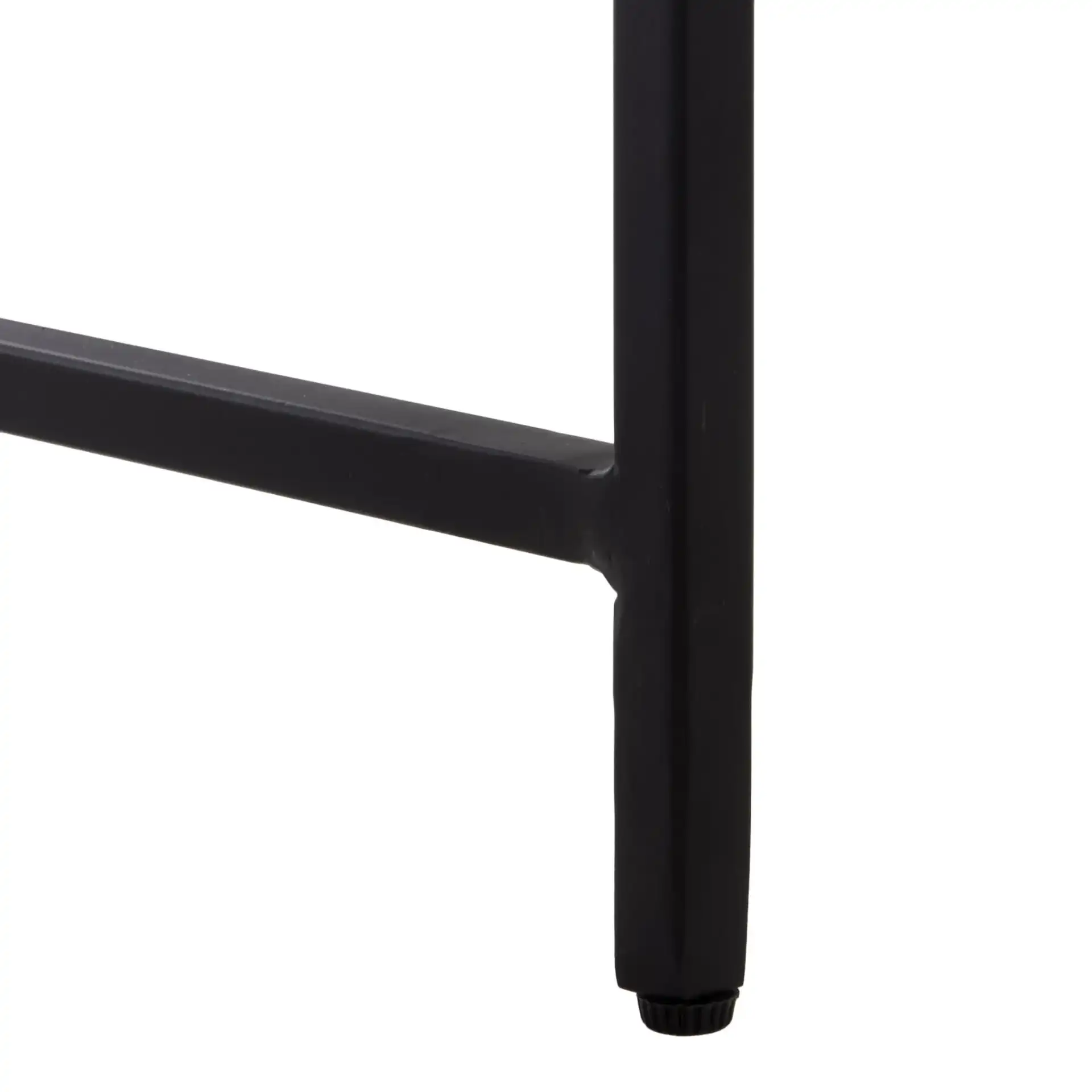 Rizo Top Accent Table in Black / White, detail view