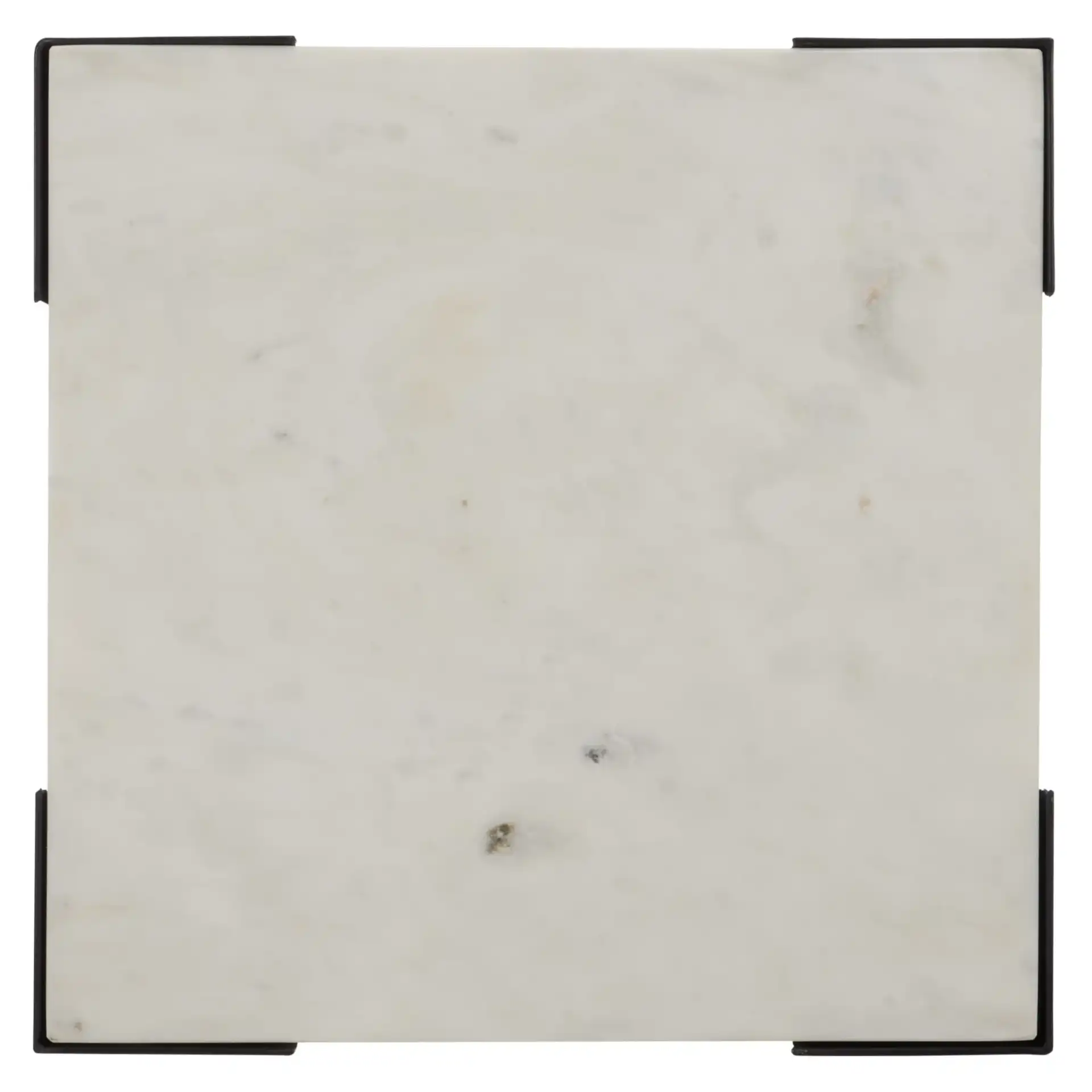 Rizo Top Accent Table in Black / White, detail view