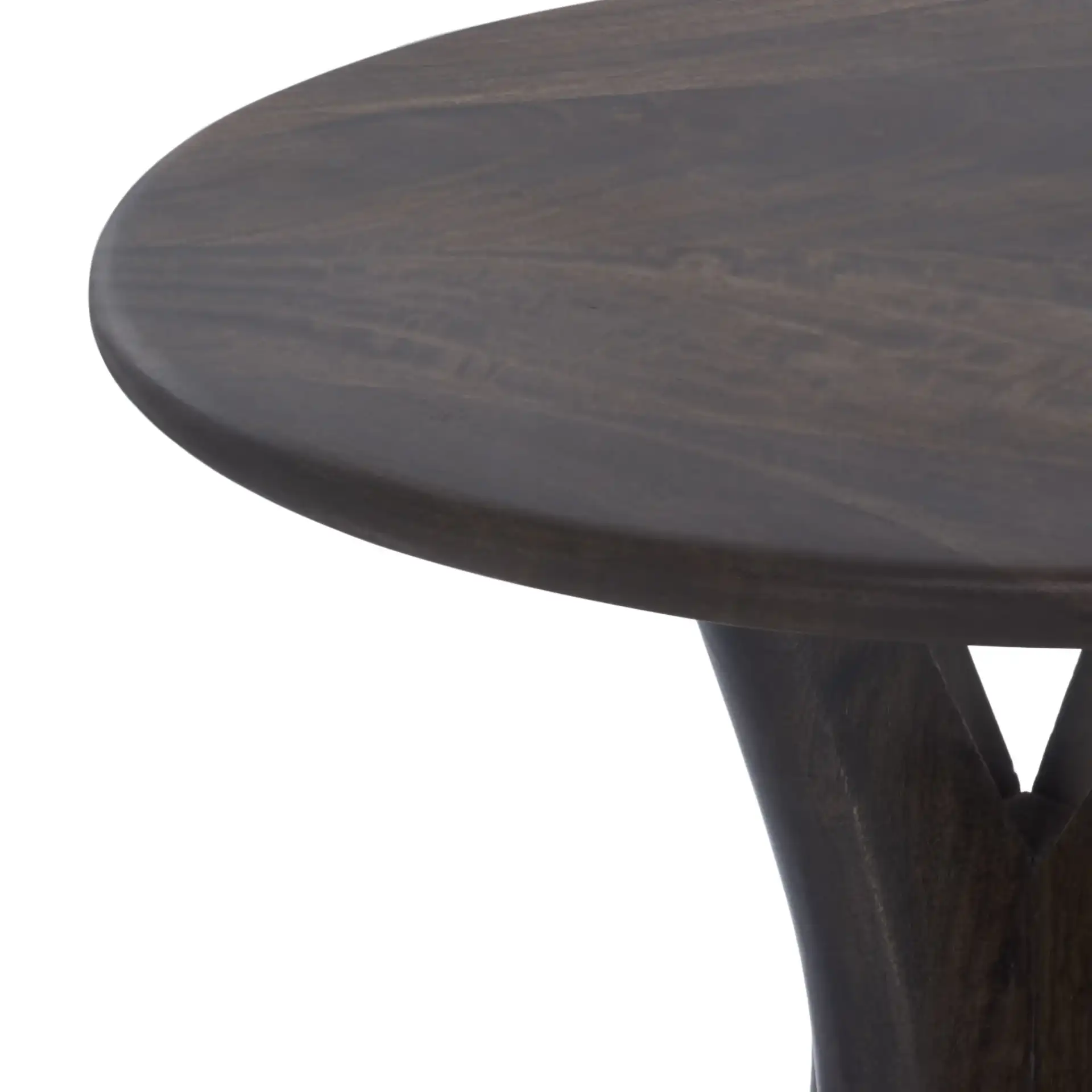 Darden Accent Table in Smokey Gray Brown in a styled room