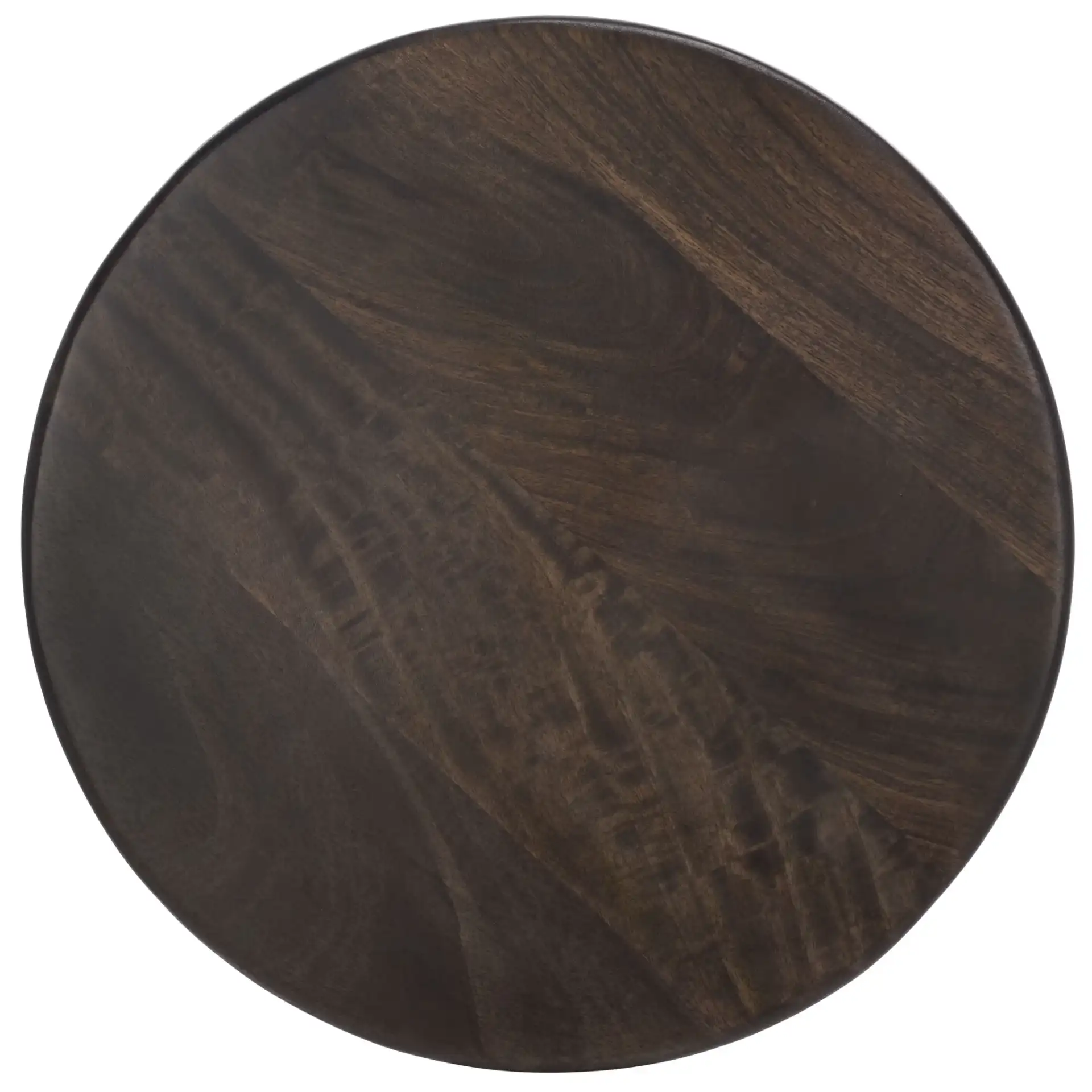 Darden Accent Table in Smokey Gray Brown, detail view