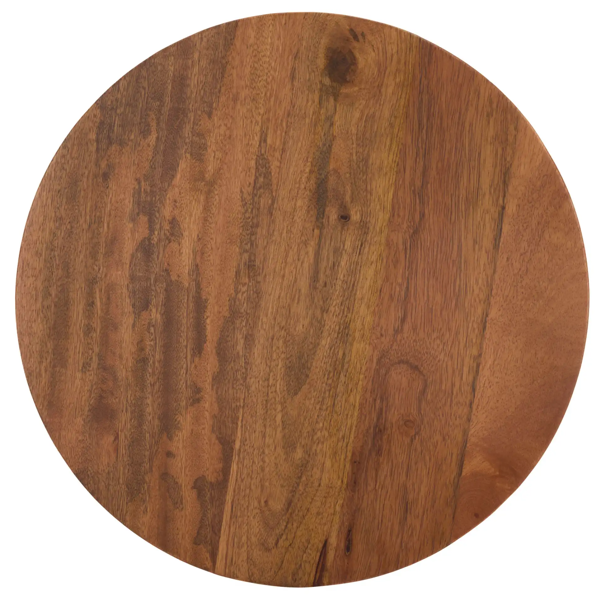Fanny Accent Table With Shelf in Brown / White, detail view