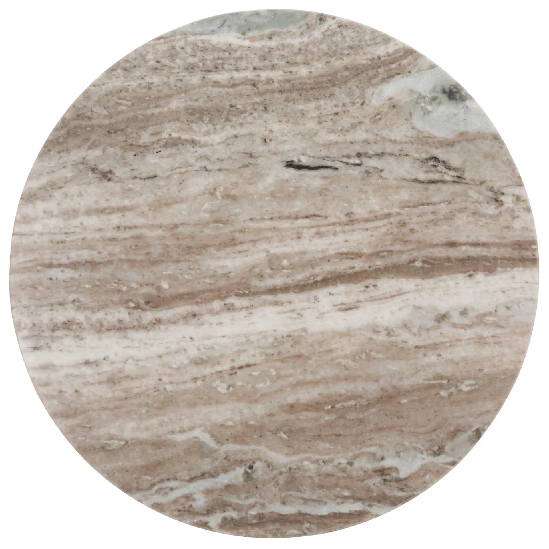 Celestia Accent Table in Brown, detail view
