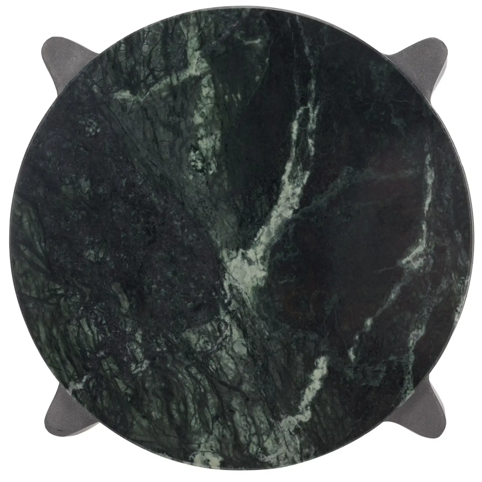 Jaynah Accent Table in Gray / Green, detail view