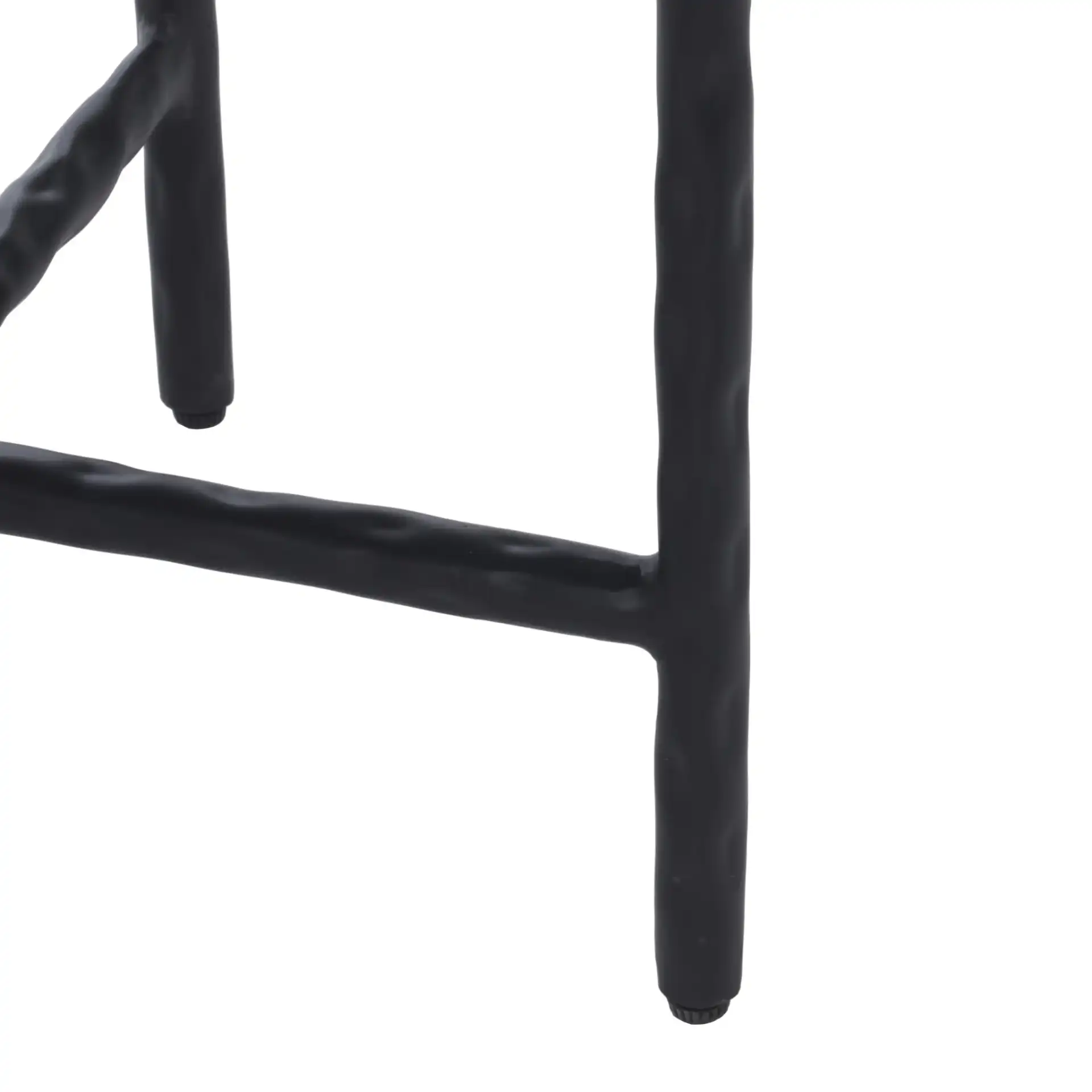 Saylor Accent Table in Black / White, detail view