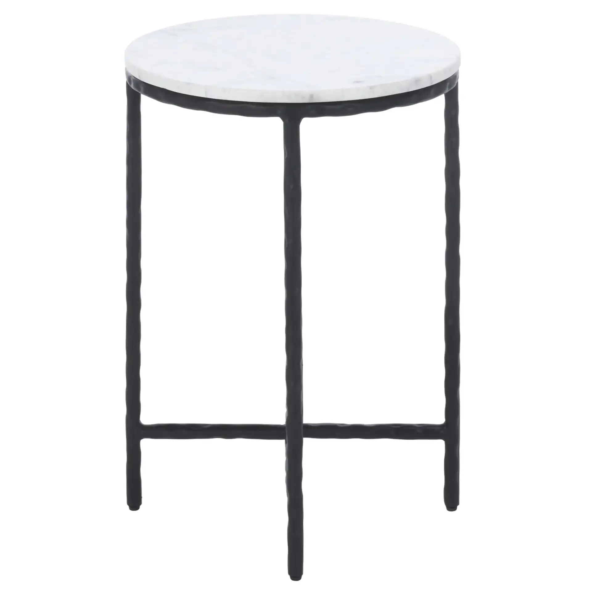 Saylor Accent Table in Black / White, detail view