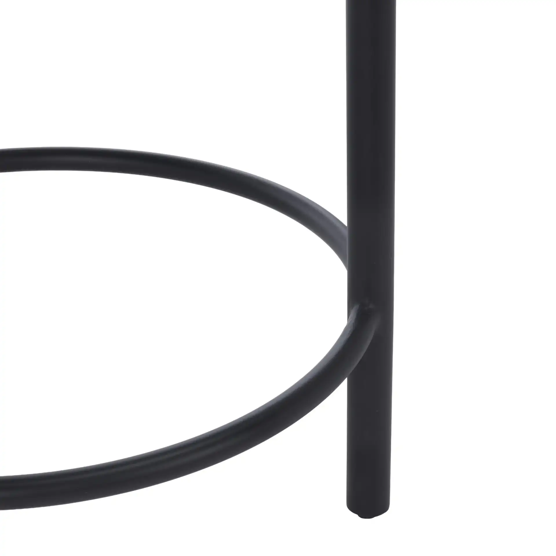 Corrine Accent Table in Black / Beige, detail view