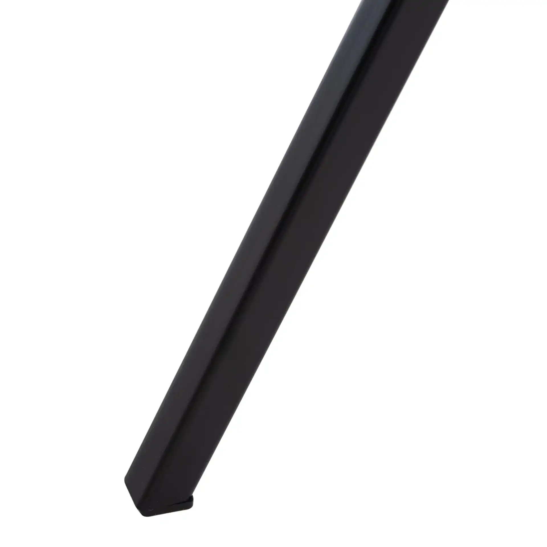 Jette Accent Table in Light Gray Faux Concrete / Black, detail view