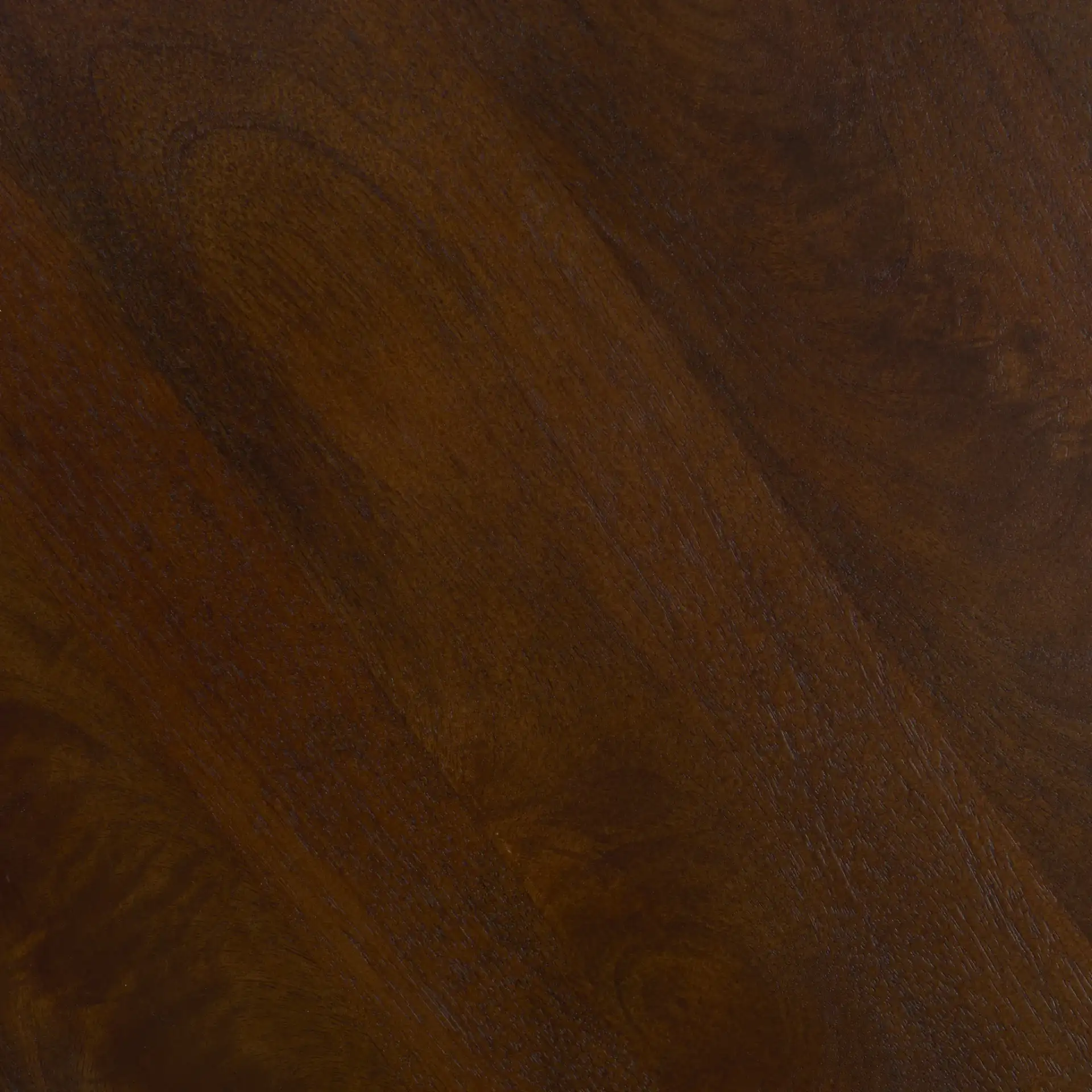 Badori Accent Table in Walnut / Black, detail view