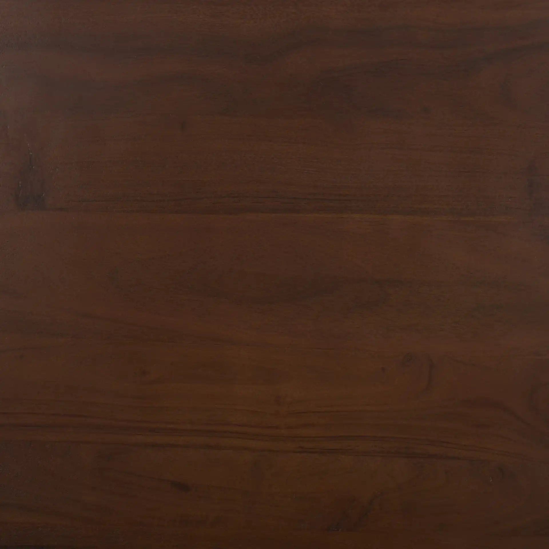 Nadezhada Square Accent Table in Dark Brown, detail view