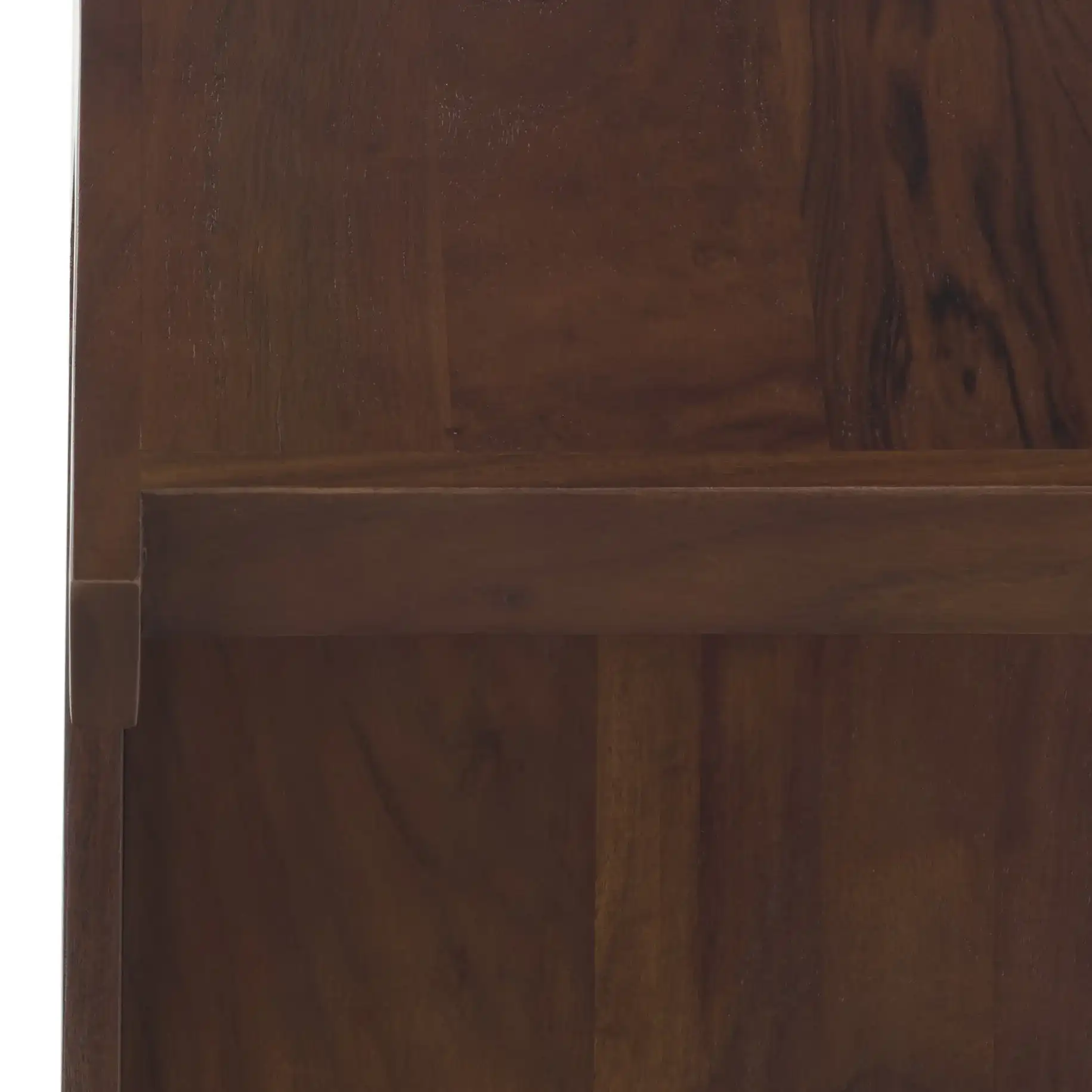 Zakhar Accent Table in Dark Brown in a styled room