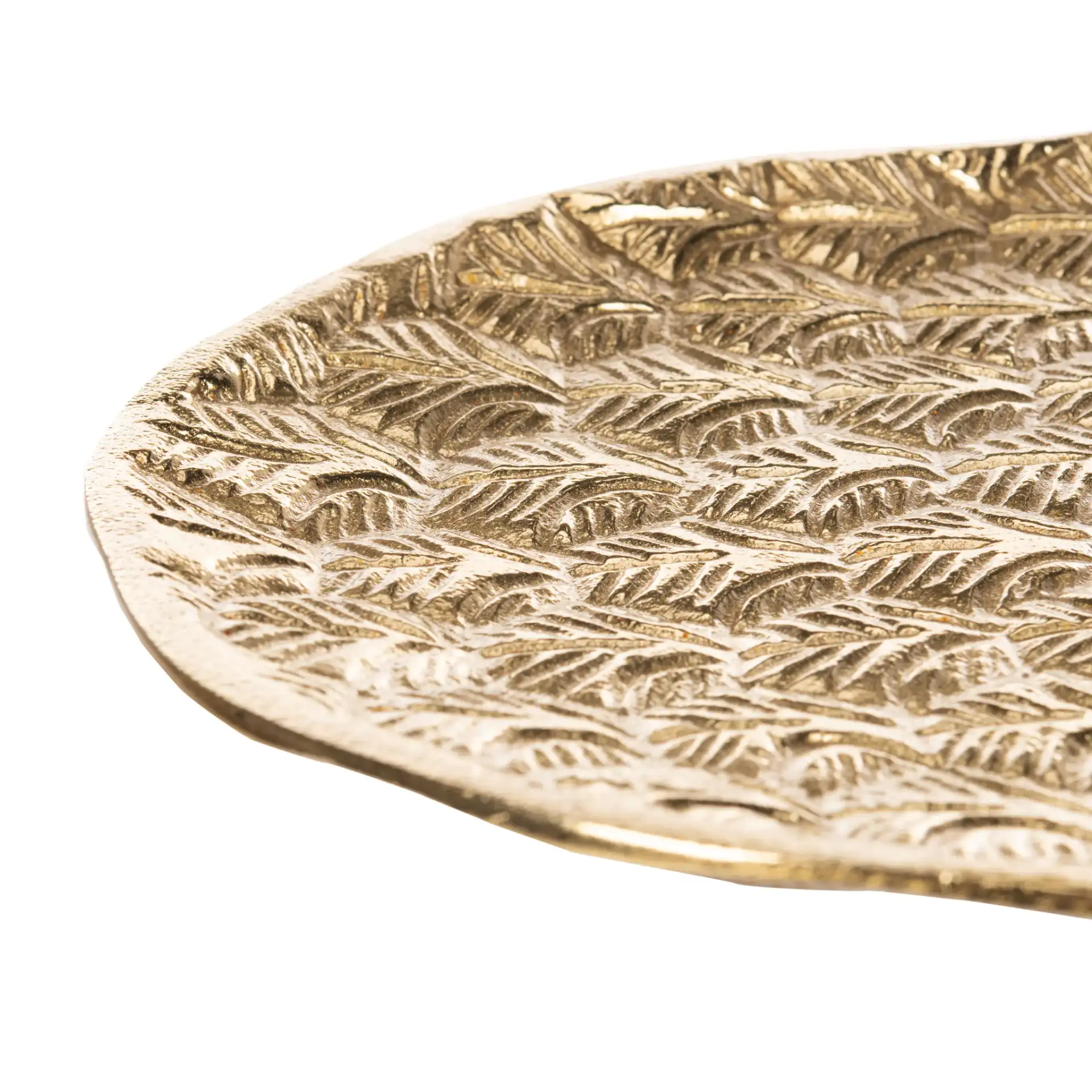 Luana Pineapple Accent Table in Gold / Antique Gold in a styled room