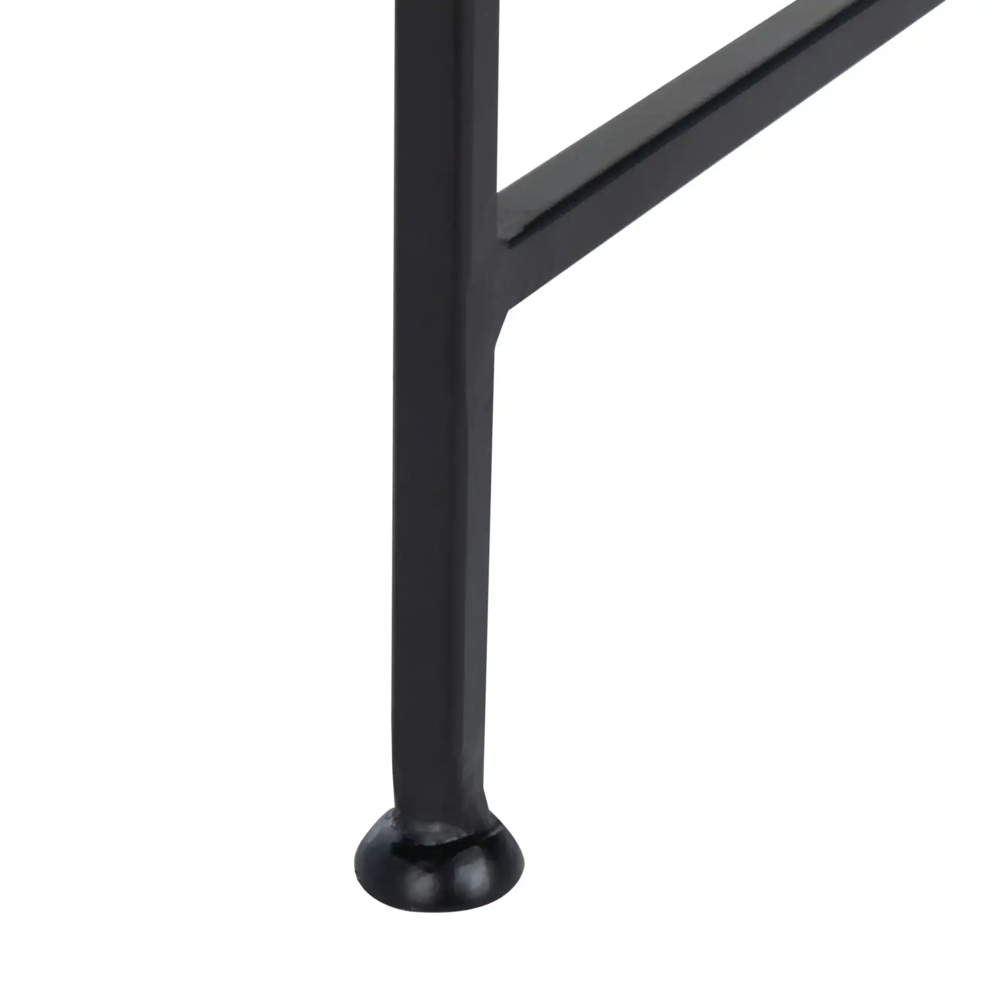 Lumi Agate Accent Table in Black Agate / Natural / Black, detail view