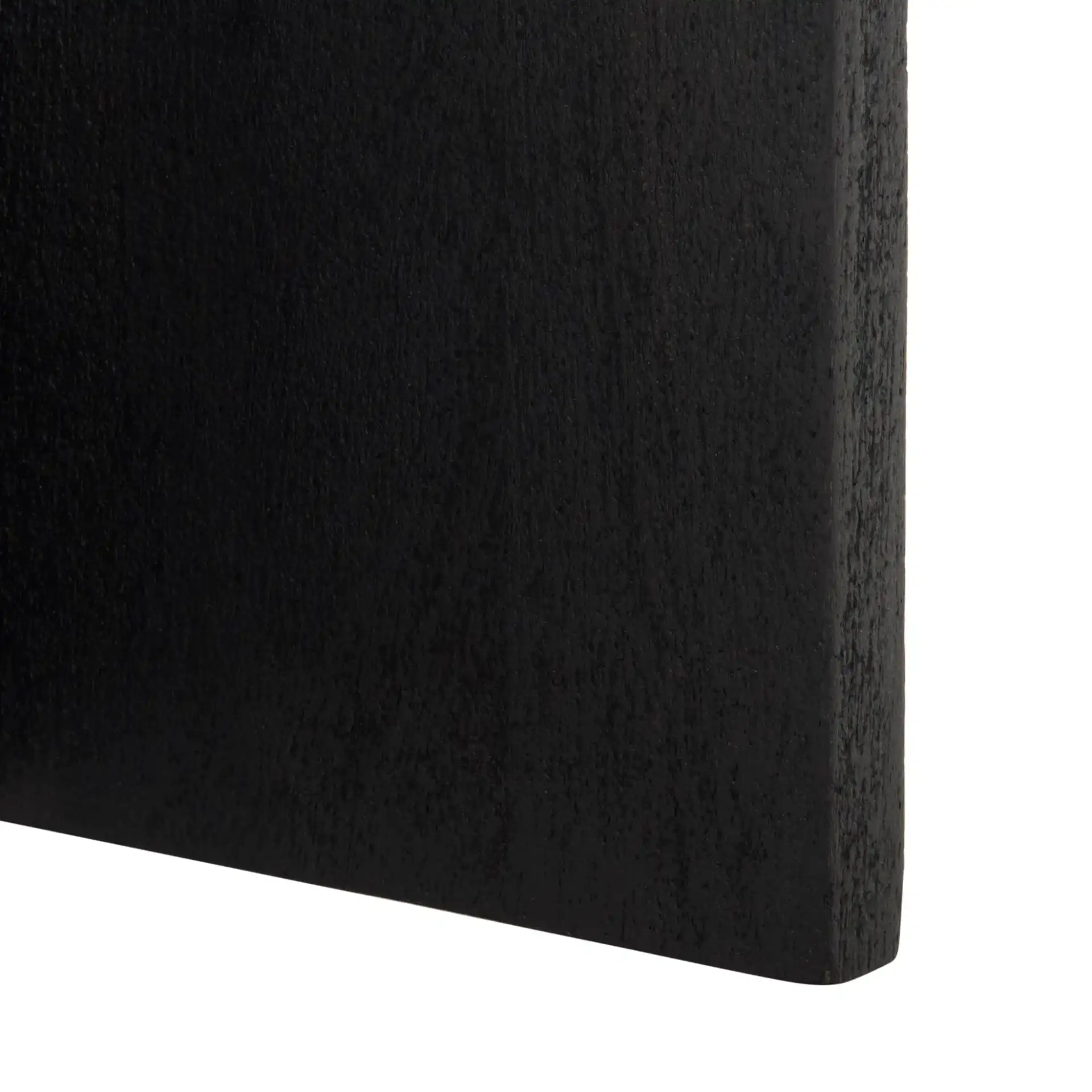 Kamyar Accent Table in Black, detail view