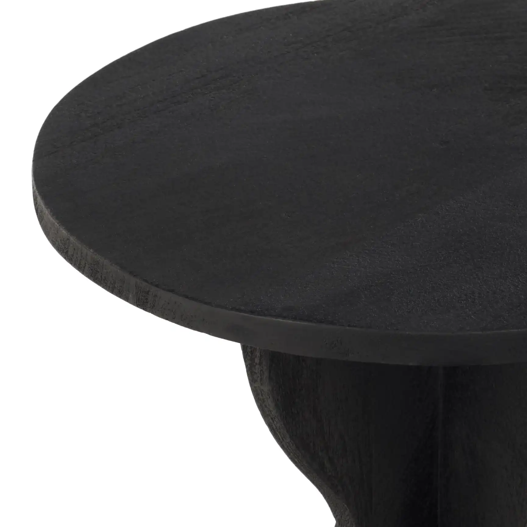 Eldwin Accent Table in Black in a styled room