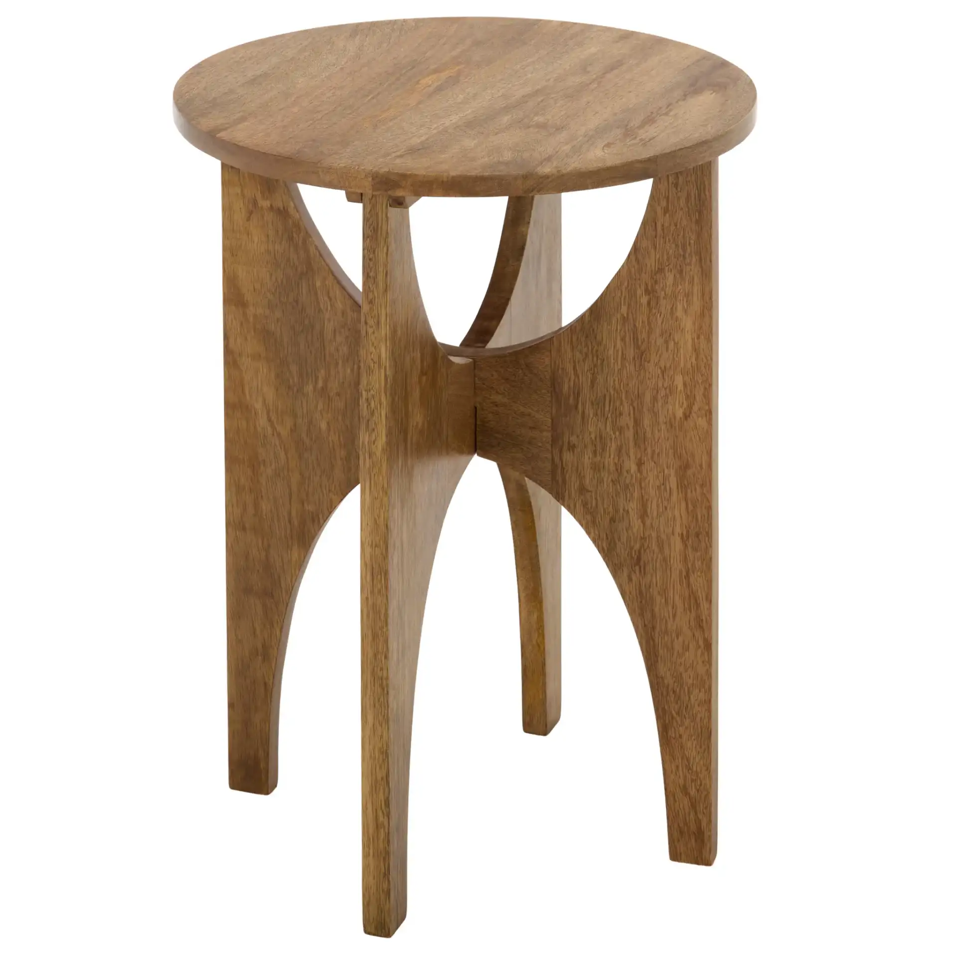 Delmara Accent Table in Natural, detail view