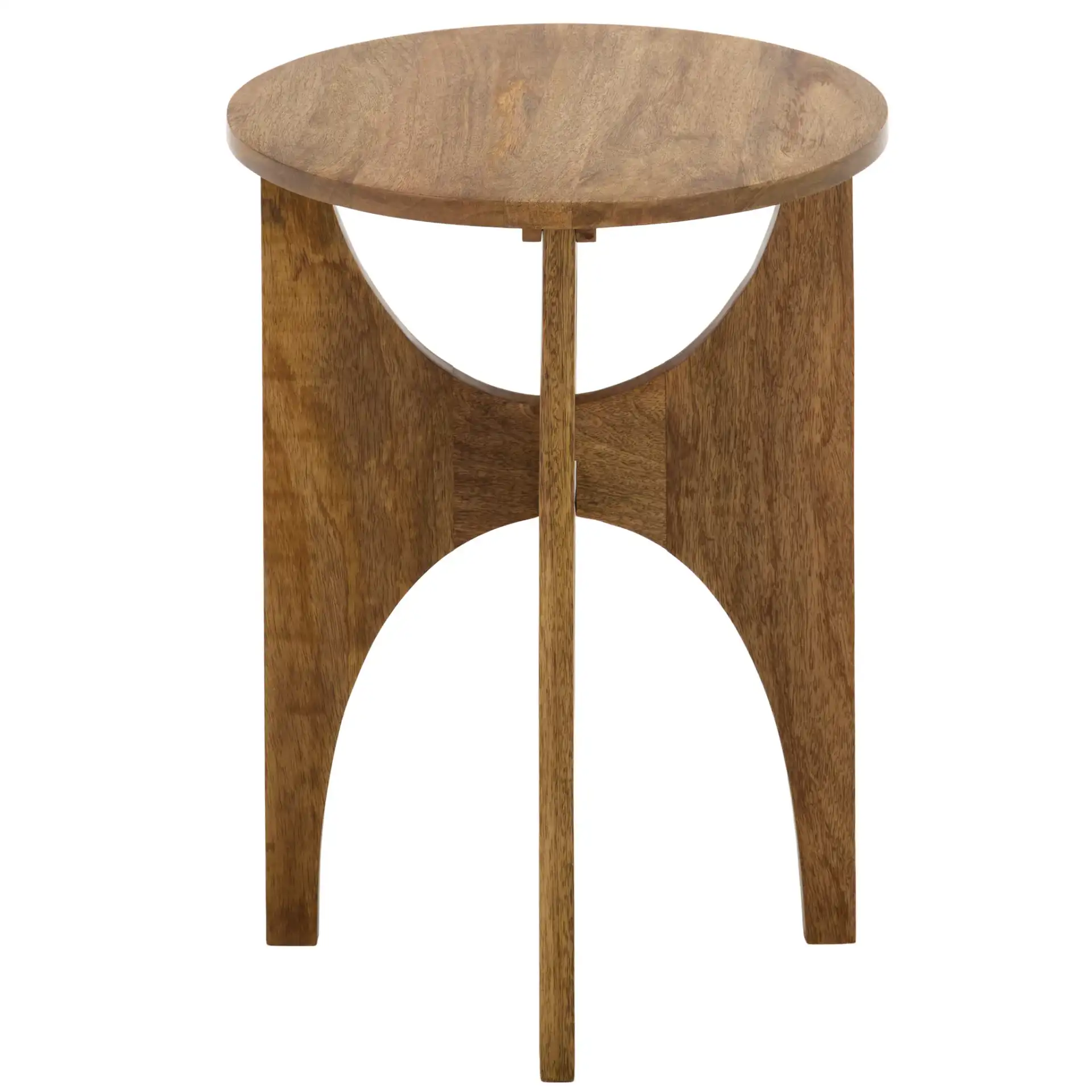 Delmara Accent Table in Natural, detail view